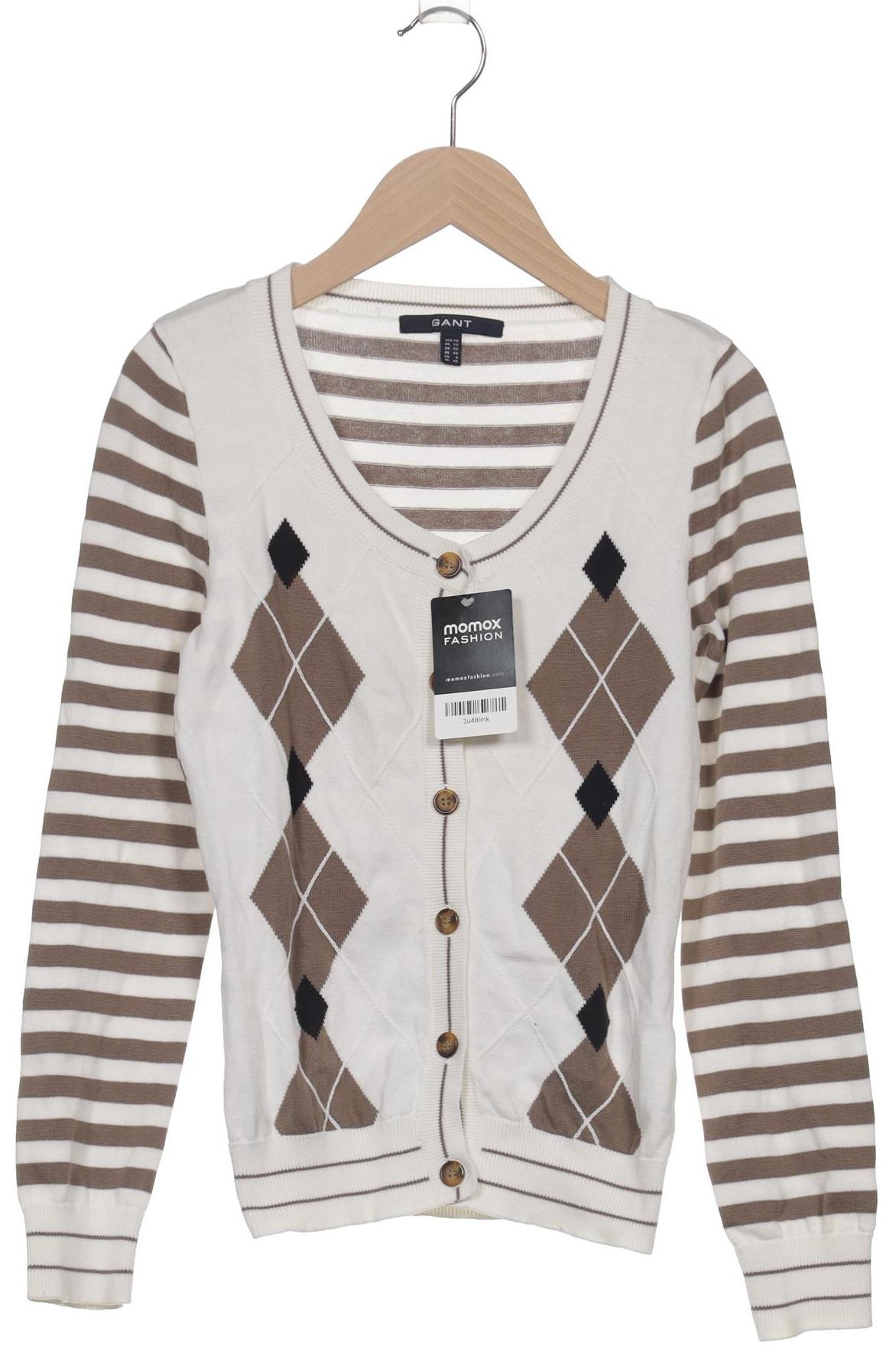 

Gant Damen Strickjacke, weiß, Gr. 34