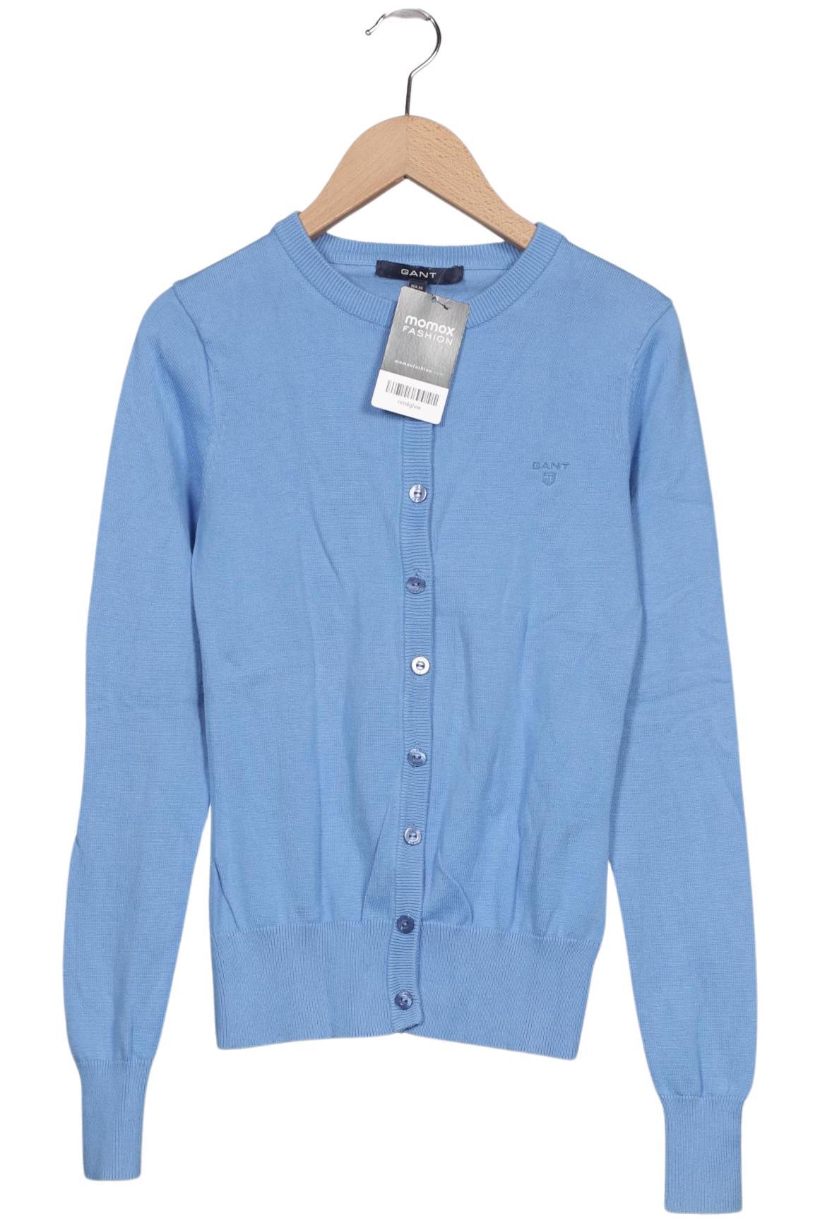 

Gant Damen Strickjacke, blau, Gr. 34