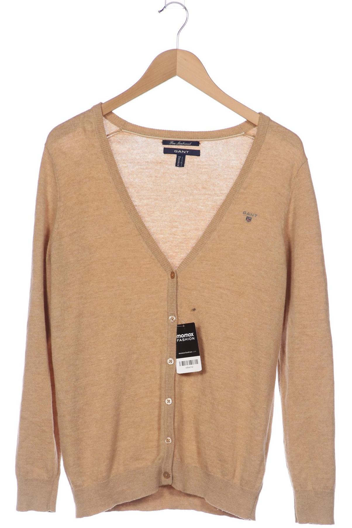 

Gant Damen Strickjacke, beige, Gr. 42