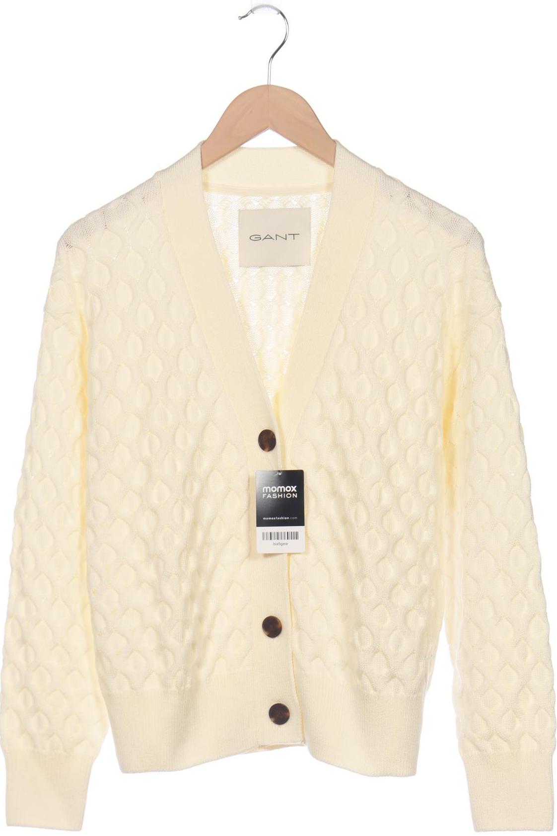 

Gant Damen Strickjacke, cremeweiß, Gr. 34