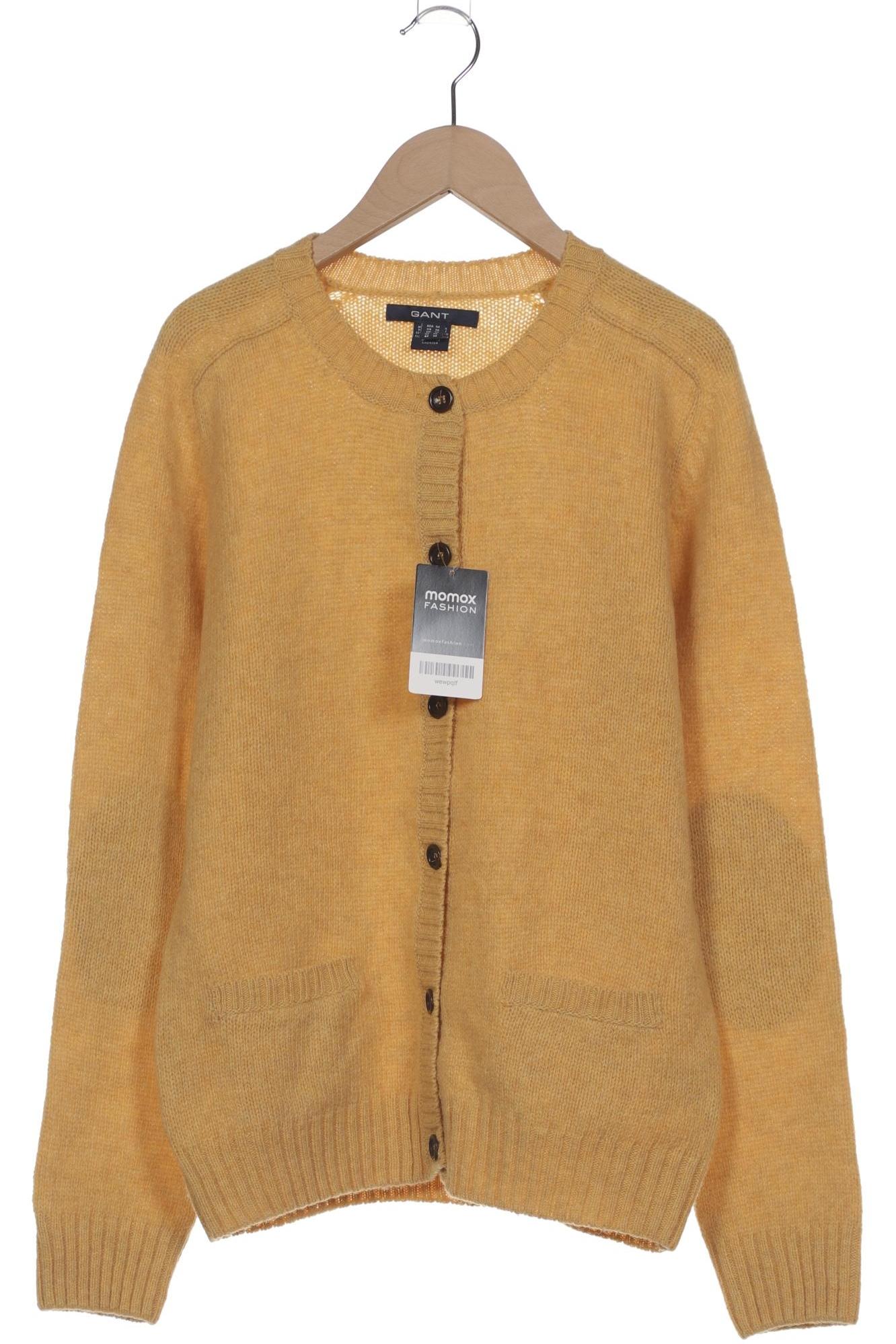 

Gant Damen Strickjacke, gelb, Gr. 38