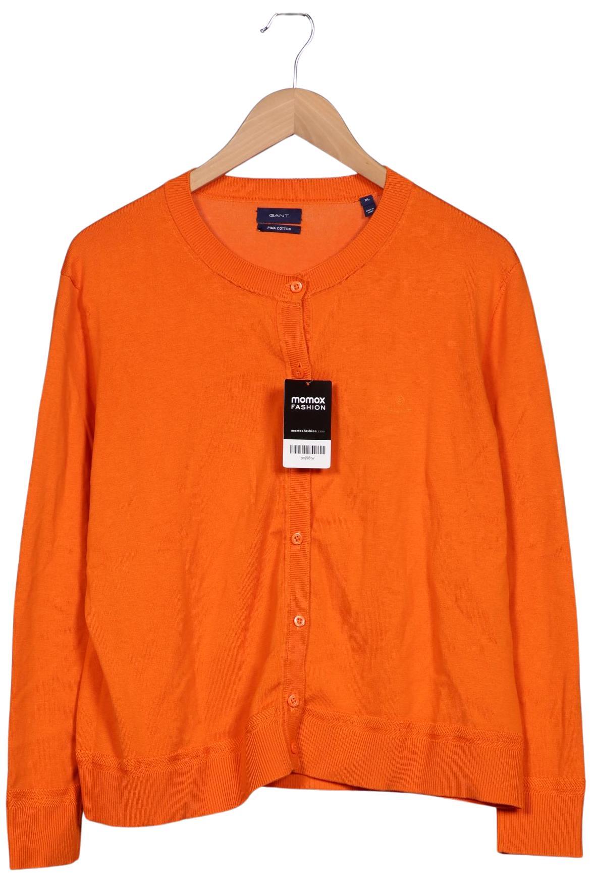 

Gant Damen Strickjacke, orange, Gr. 44