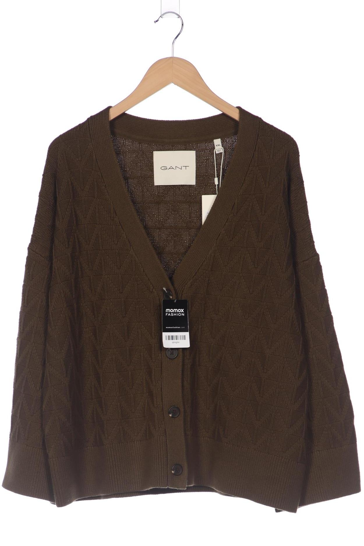 

Gant Damen Strickjacke, grün, Gr. 46