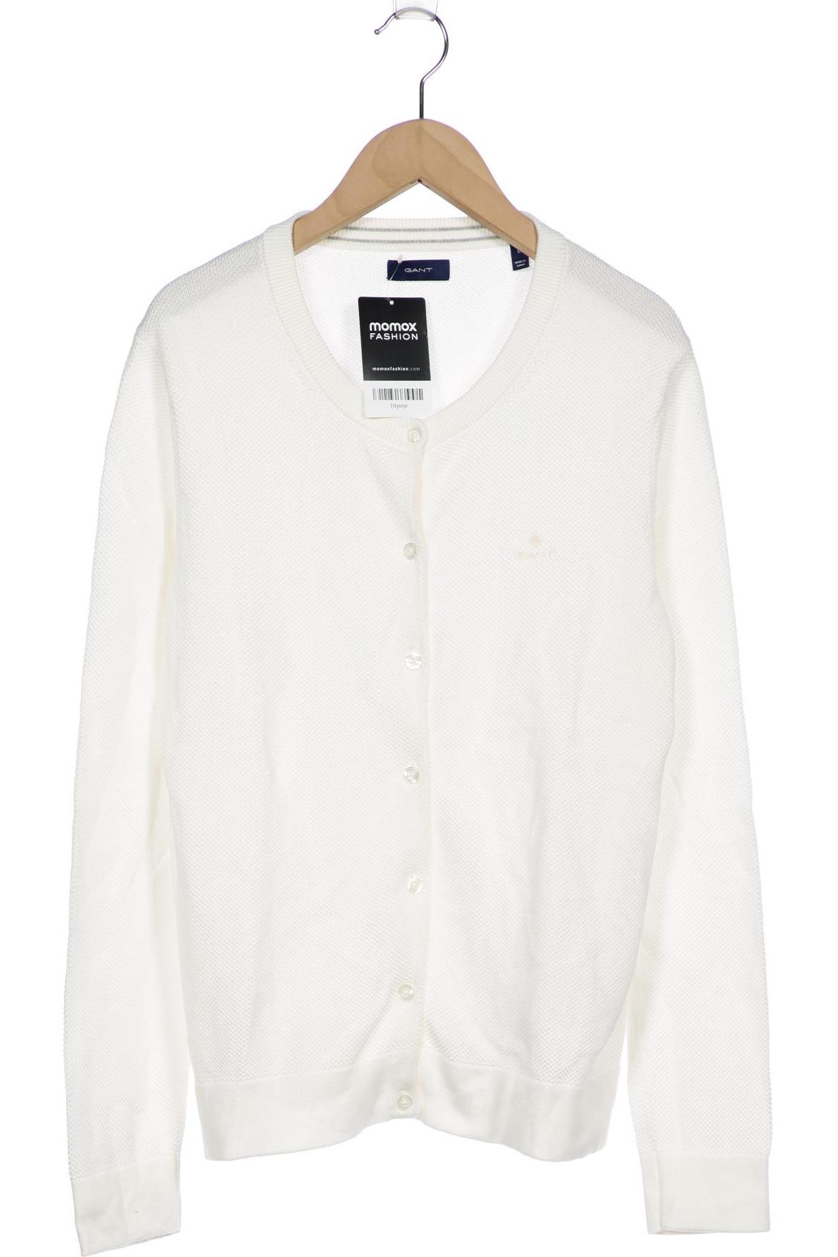 

Gant Damen Strickjacke, weiß, Gr. 38
