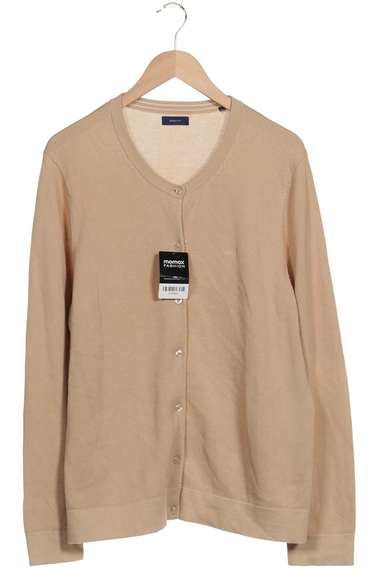 

Gant Damen Strickjacke, beige, Gr. 48