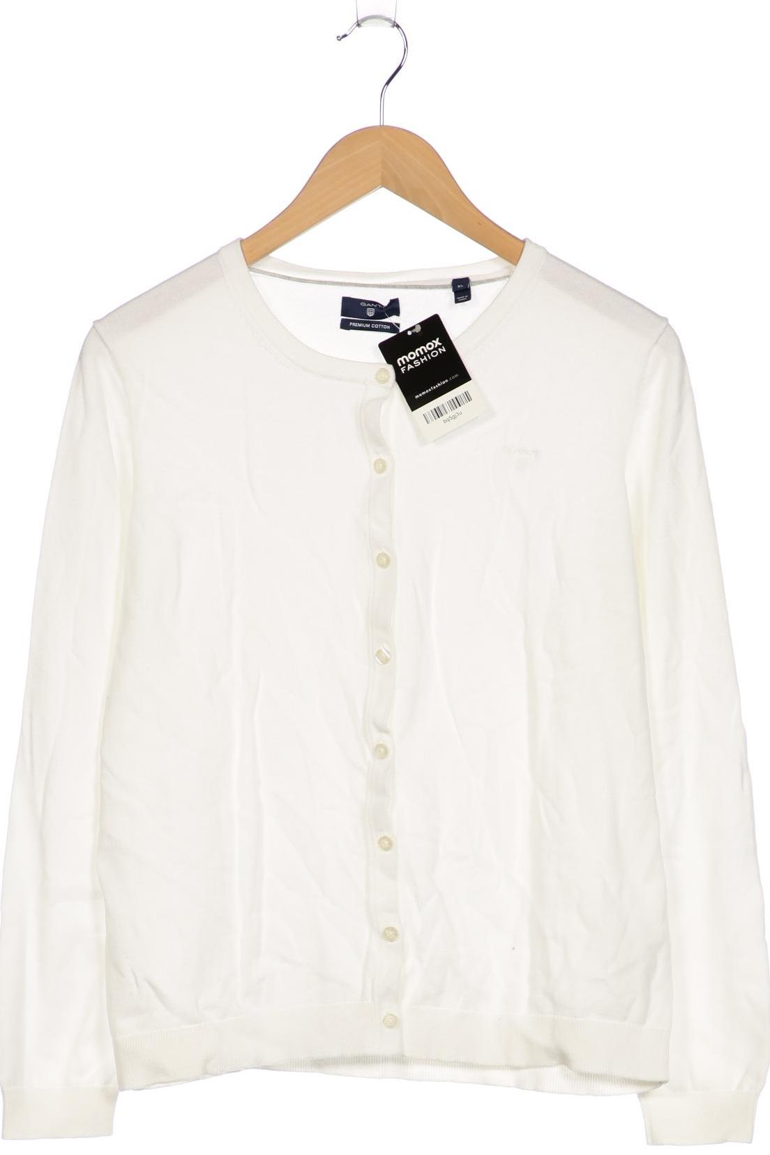 

Gant Damen Strickjacke, weiß, Gr. 44