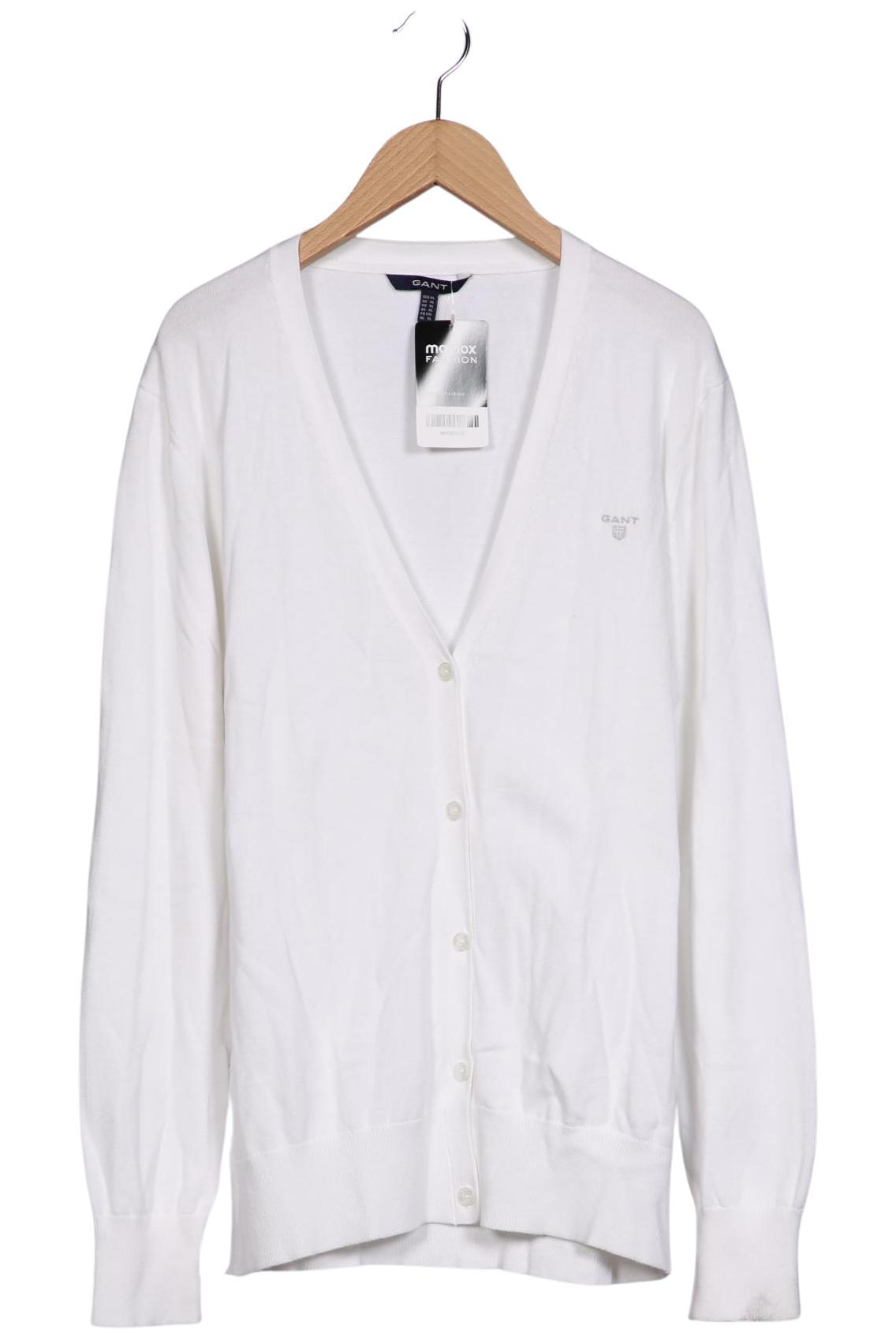 

Gant Damen Strickjacke, weiß, Gr. 44