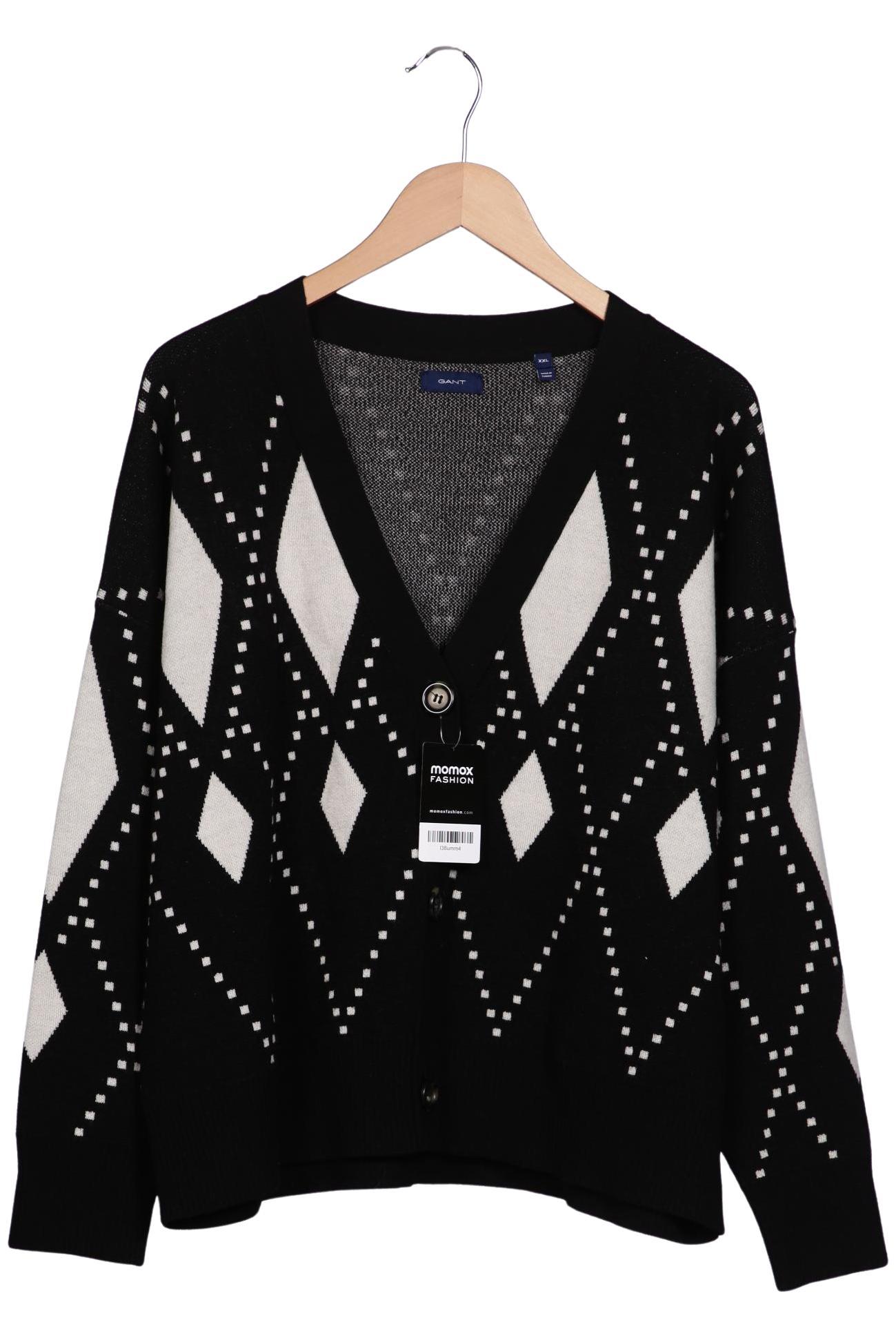 

Gant Damen Strickjacke, schwarz, Gr. 46
