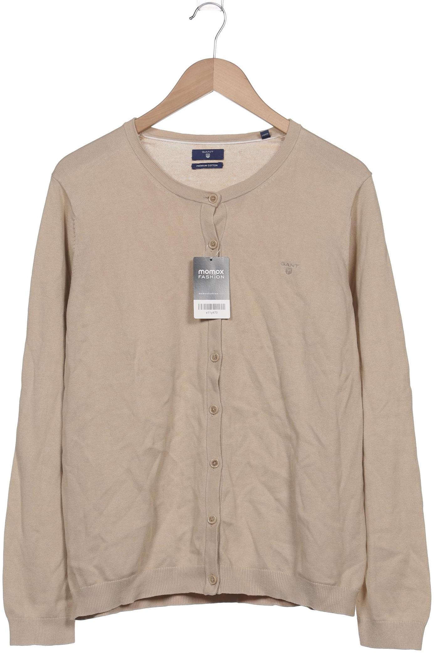 

Gant Damen Strickjacke, beige, Gr. 46