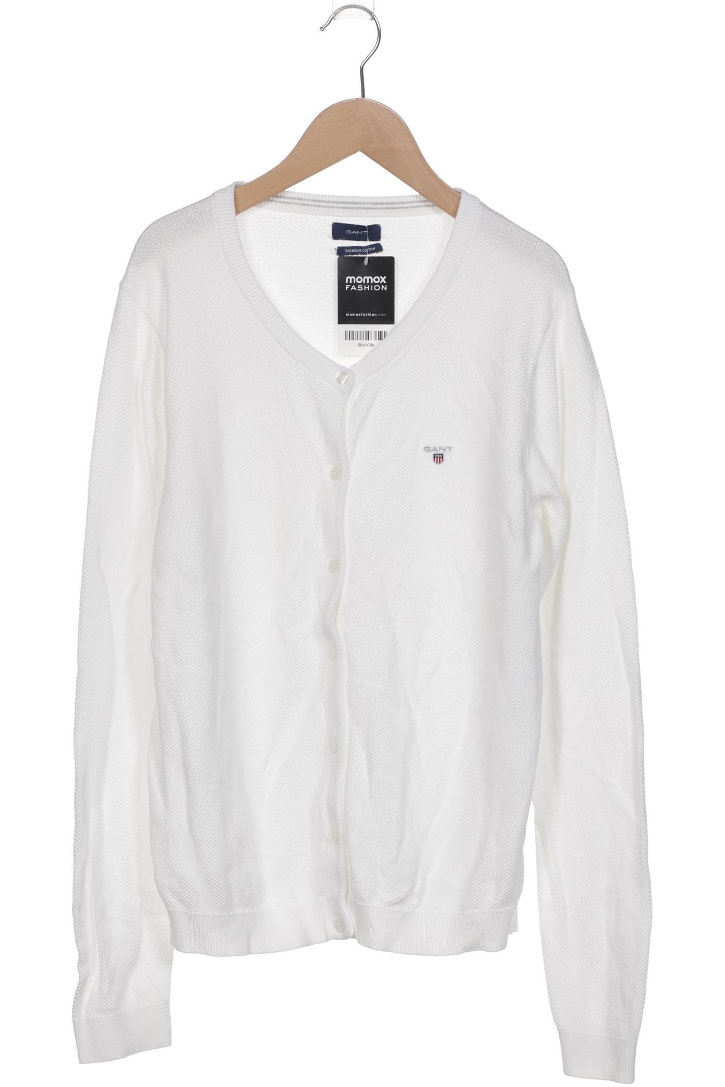 

Gant Damen Strickjacke, weiß, Gr. 38