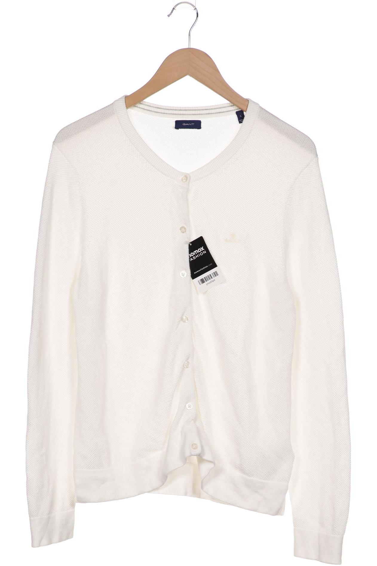 

Gant Damen Strickjacke, weiß, Gr. 42