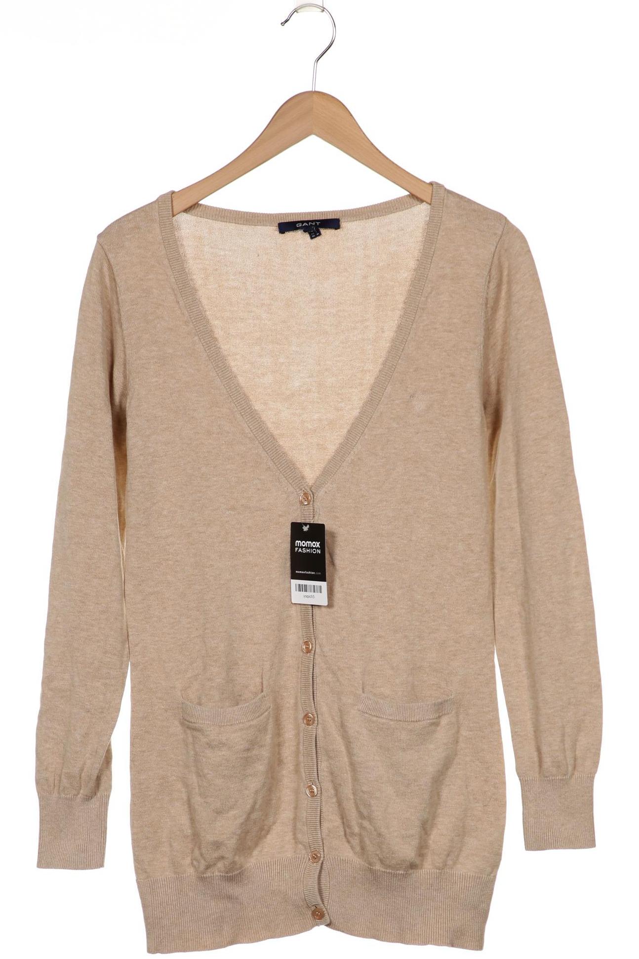 

Gant Damen Strickjacke, beige, Gr. 38