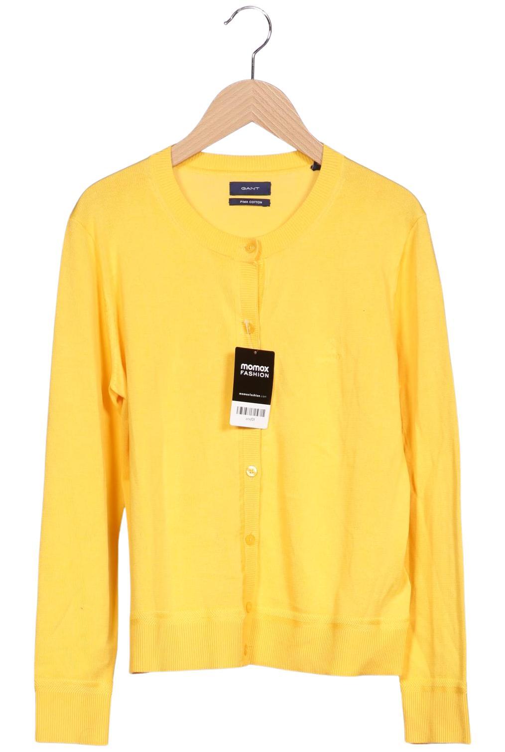 

Gant Damen Strickjacke, gelb, Gr. 36