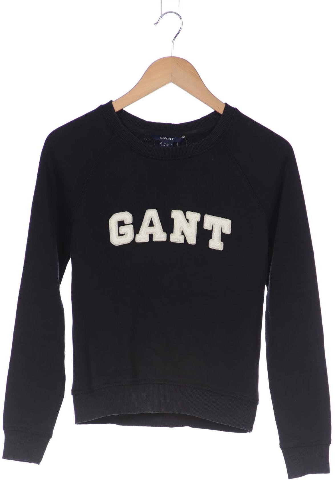 

Gant Damen Sweatshirt, schwarz, Gr. 34