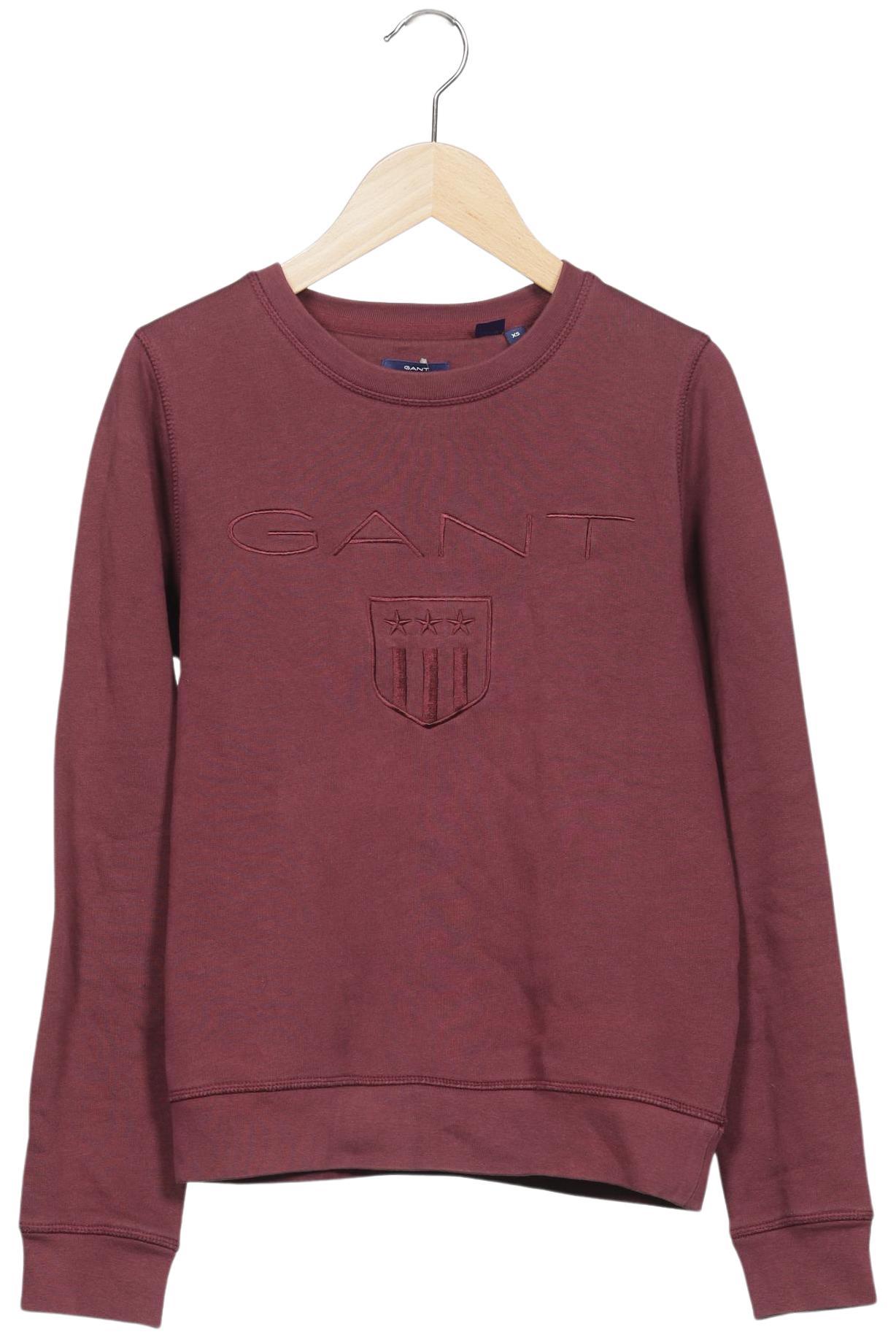 

Gant Damen Sweatshirt, bordeaux, Gr. 34
