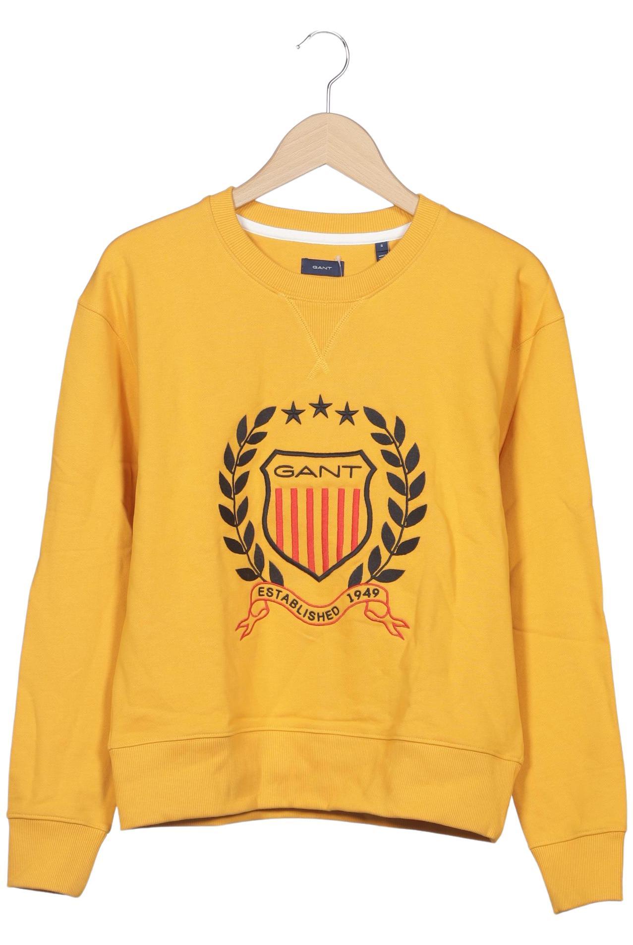 

Gant Damen Sweatshirt, gelb, Gr. 36