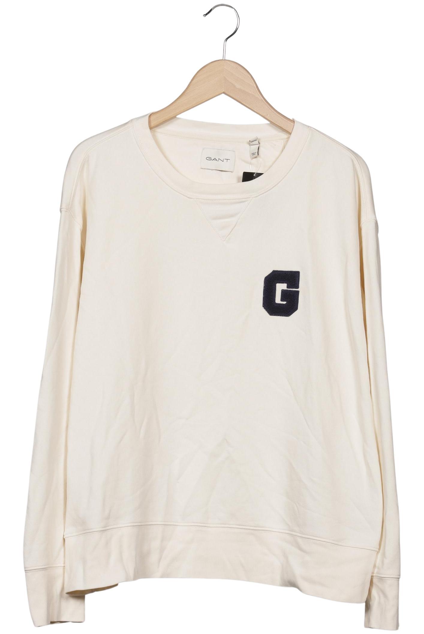

Gant Damen Sweatshirt, cremeweiß, Gr. 46