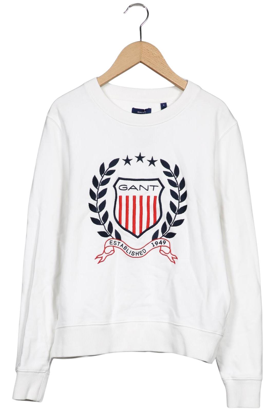 

Gant Damen Sweatshirt, weiß, Gr. 36