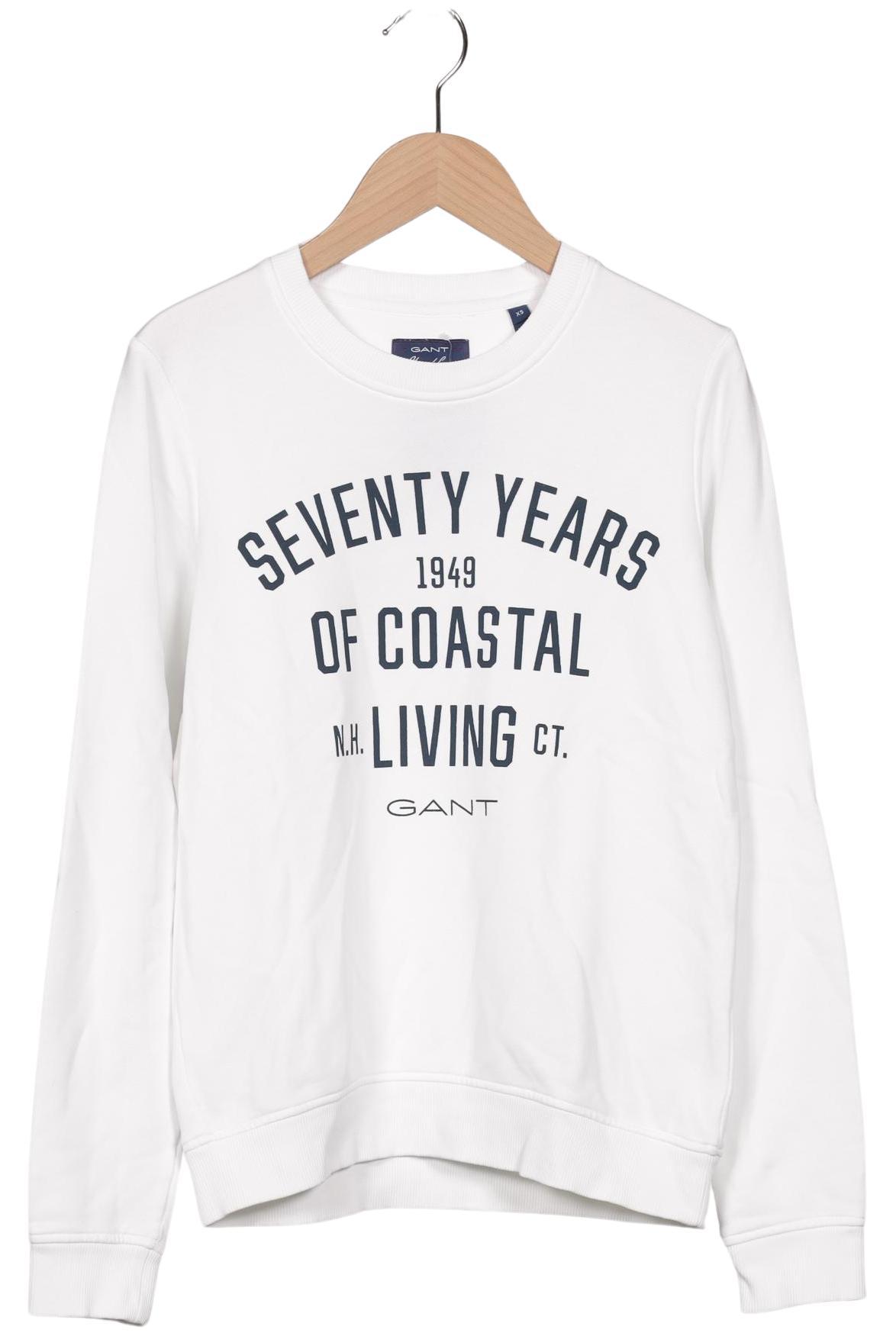 

Gant Damen Sweatshirt, weiß, Gr. 34