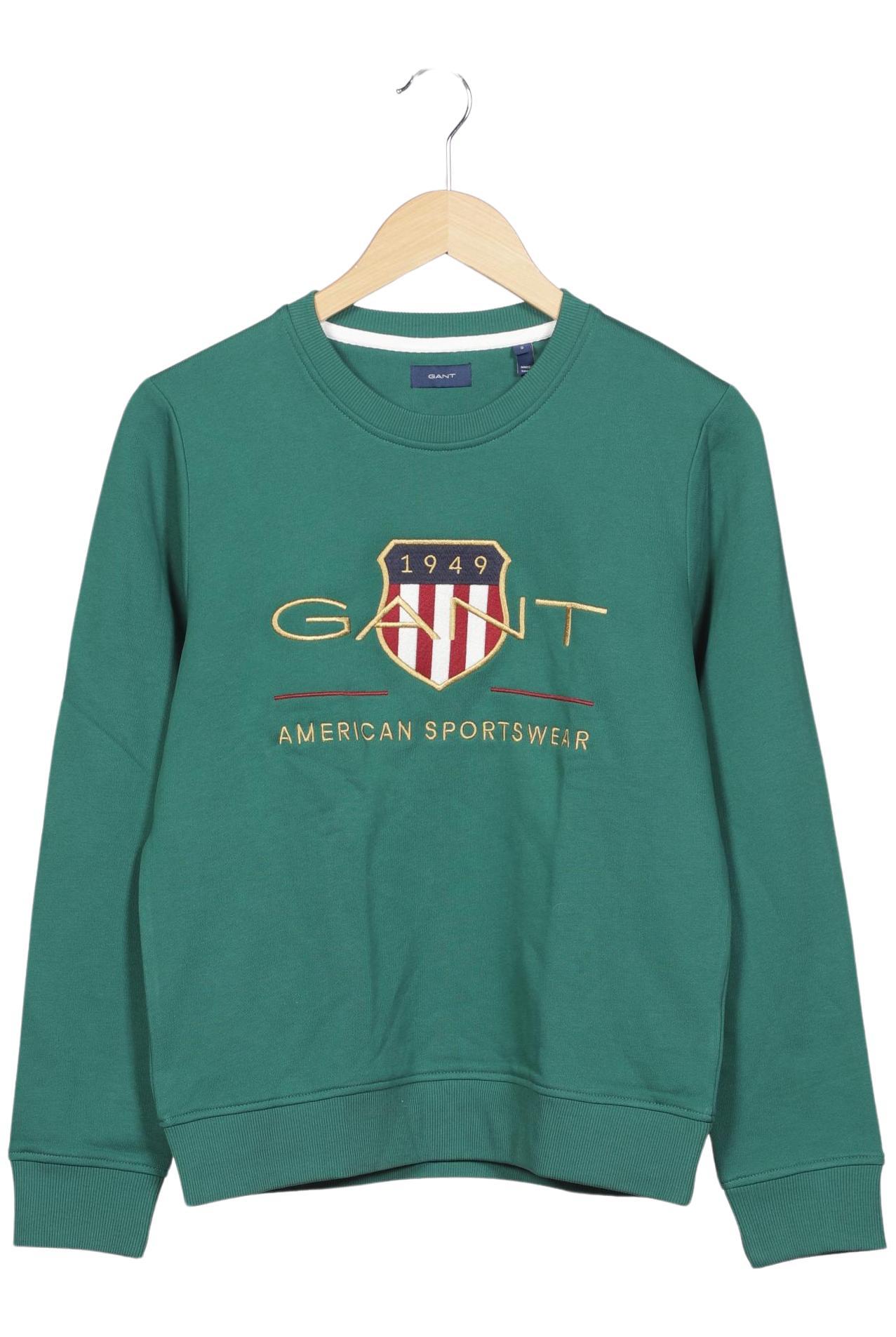 

Gant Damen Sweatshirt, grün, Gr. 36