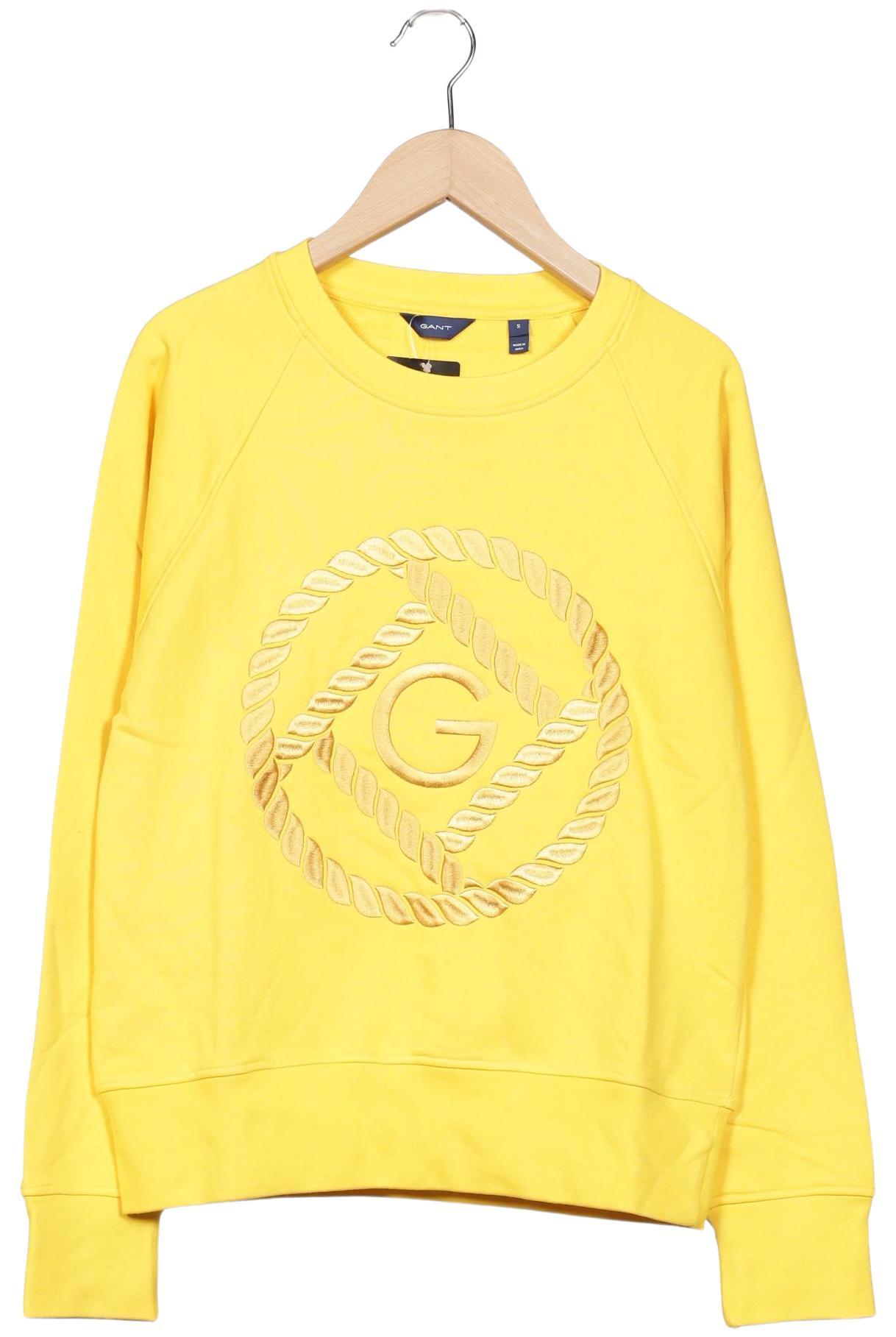 

Gant Damen Sweatshirt, gelb, Gr. 36