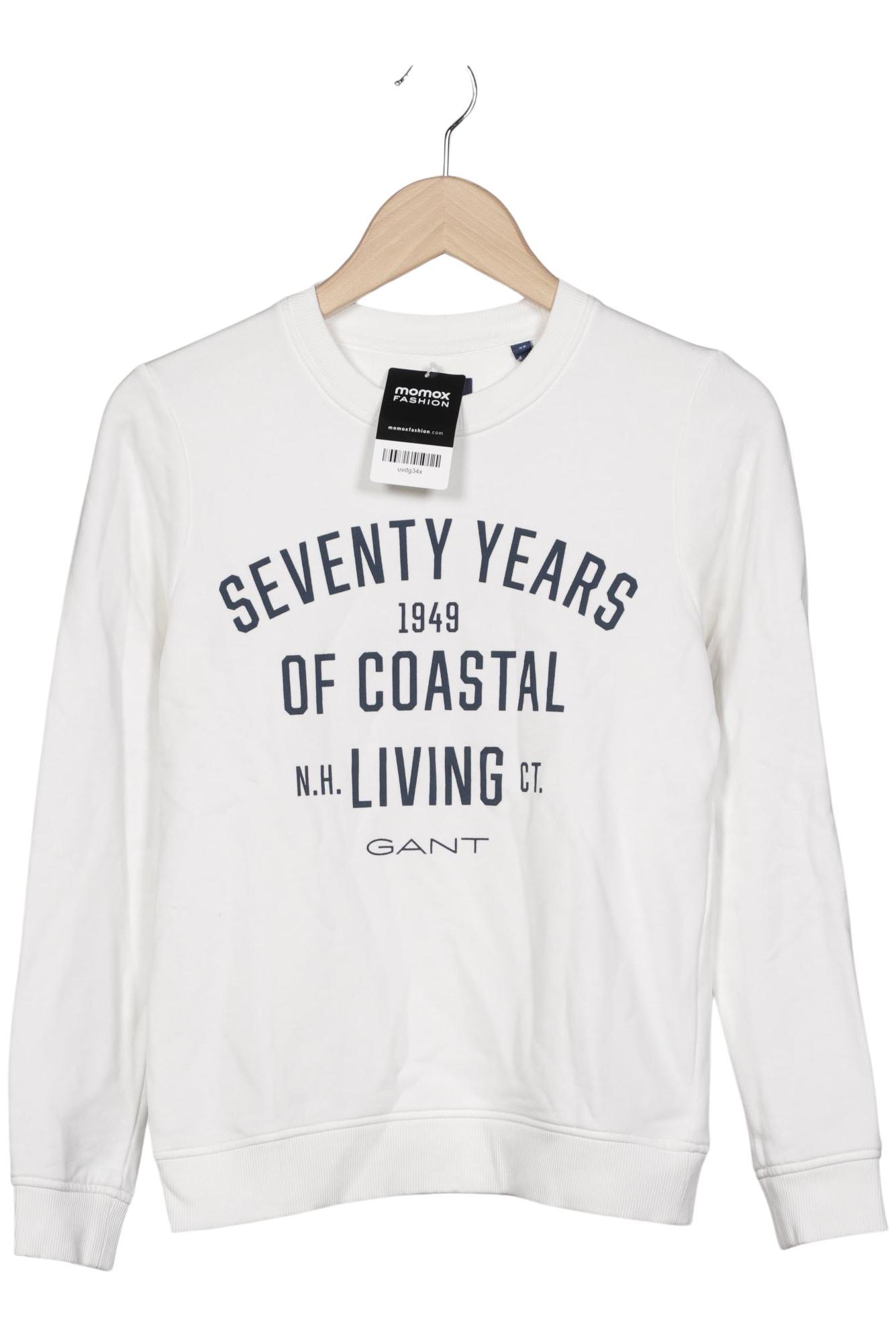 

Gant Damen Sweatshirt, weiß, Gr. 34