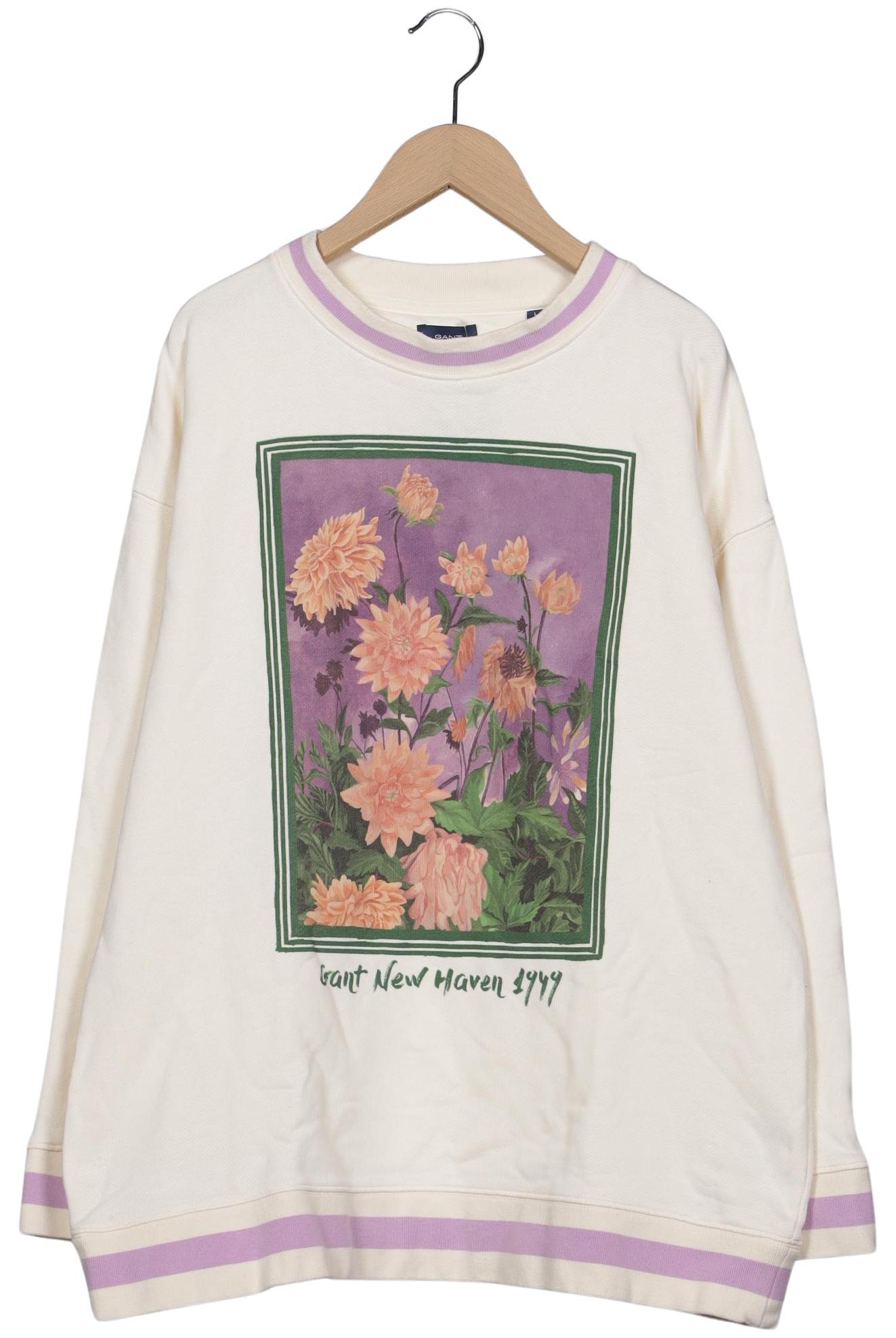 

Gant Damen Sweatshirt, cremeweiß, Gr. 42