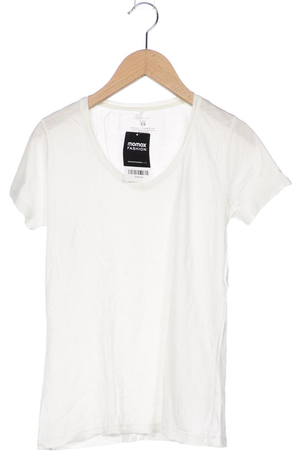 

Gant Damen T-Shirt, cremeweiß, Gr. 34