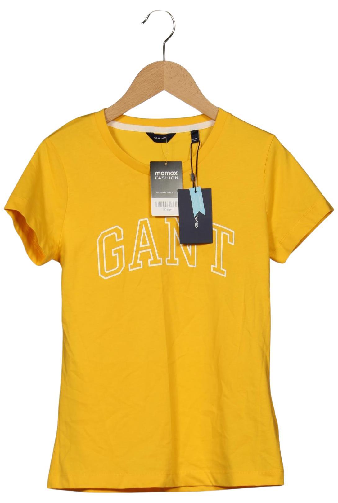 

Gant Damen T-Shirt, gelb, Gr. 34