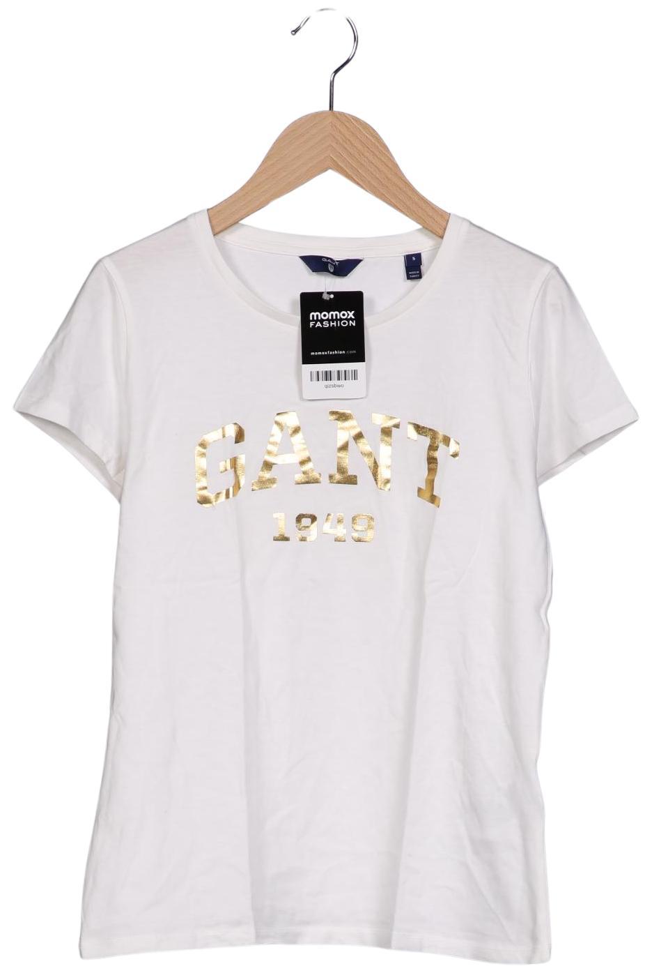 

Gant Damen T-Shirt, cremeweiß, Gr. 36