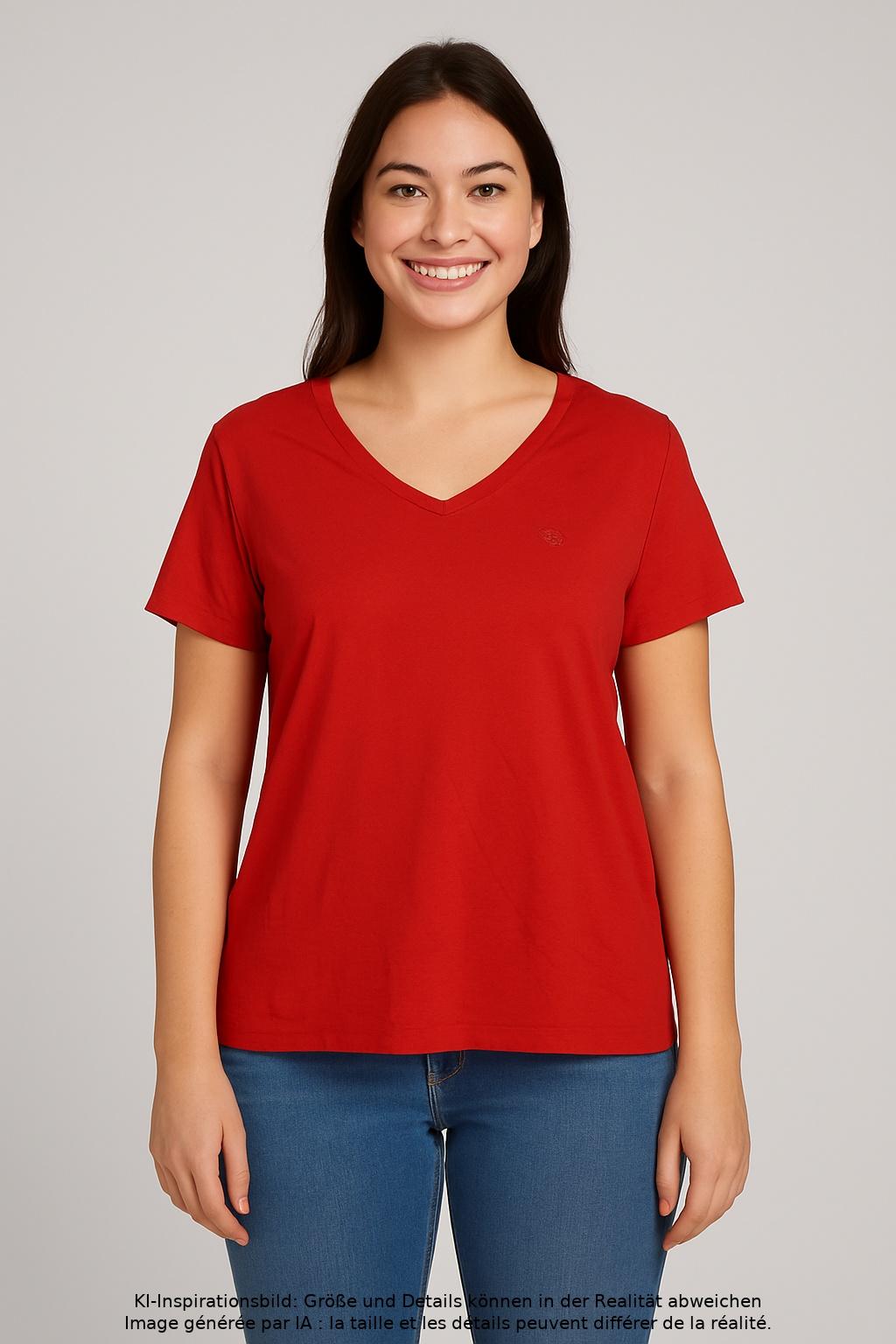 

Gant Damen T-Shirt, rot, Gr. 42