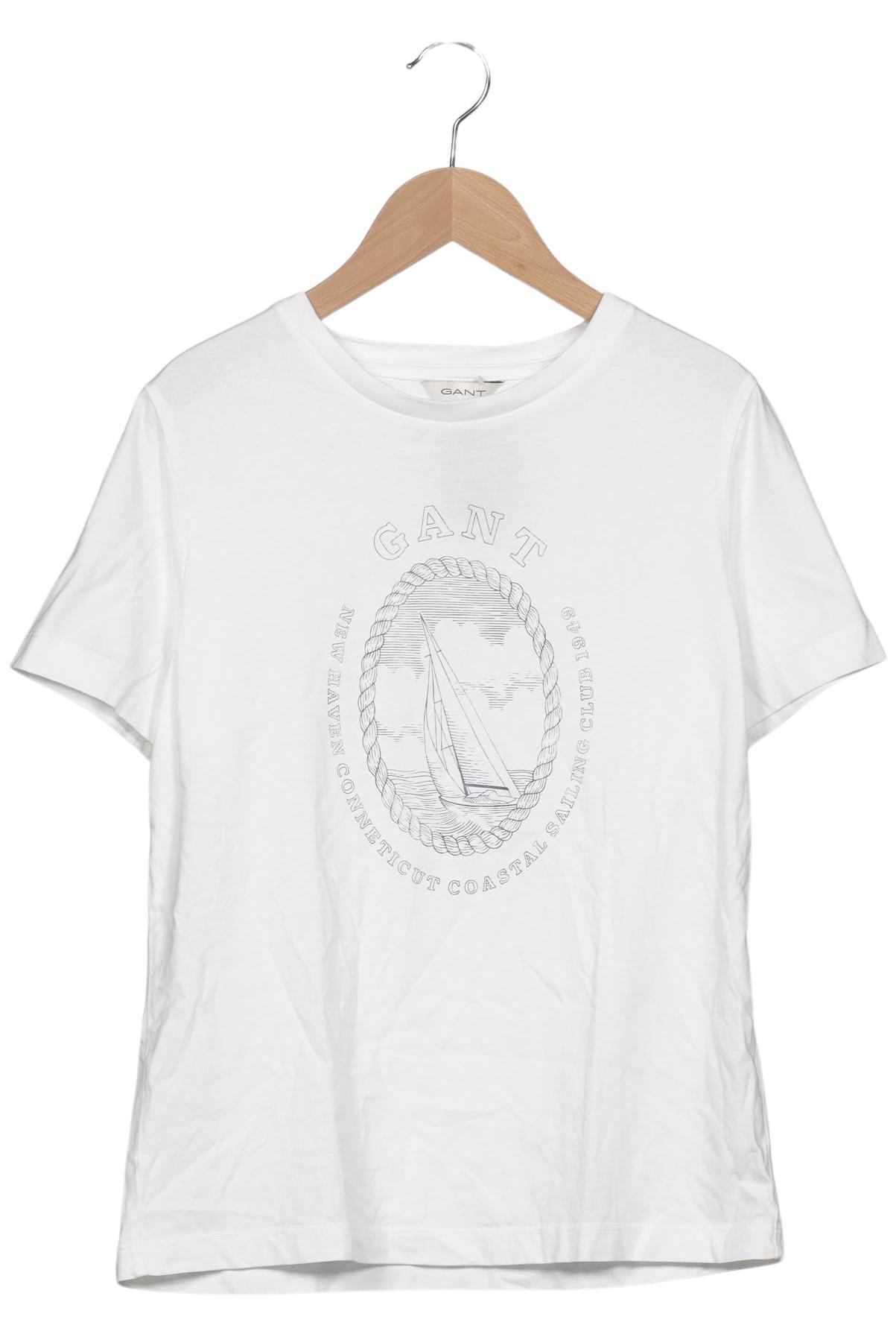 

Gant Damen T-Shirt, weiß, Gr. 36