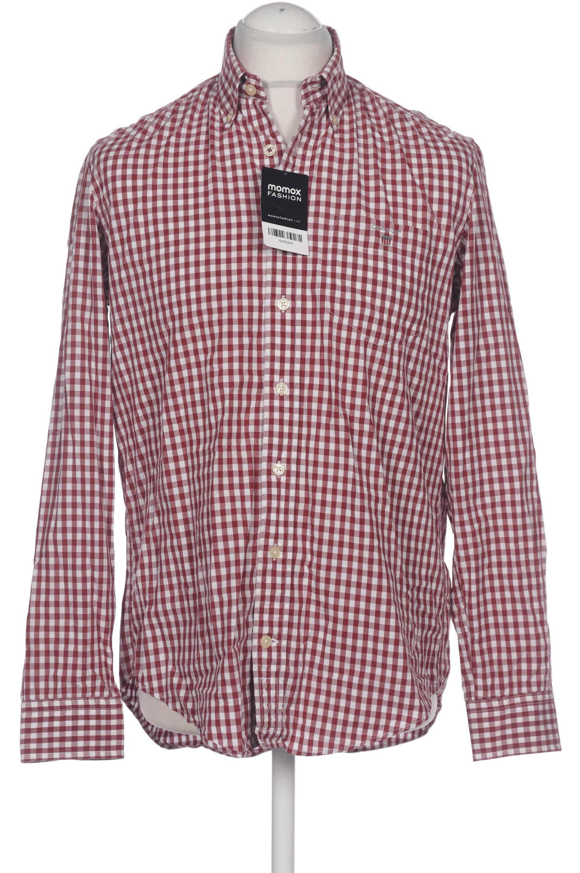 

Gant Herren Hemd, bordeaux, Gr. 48