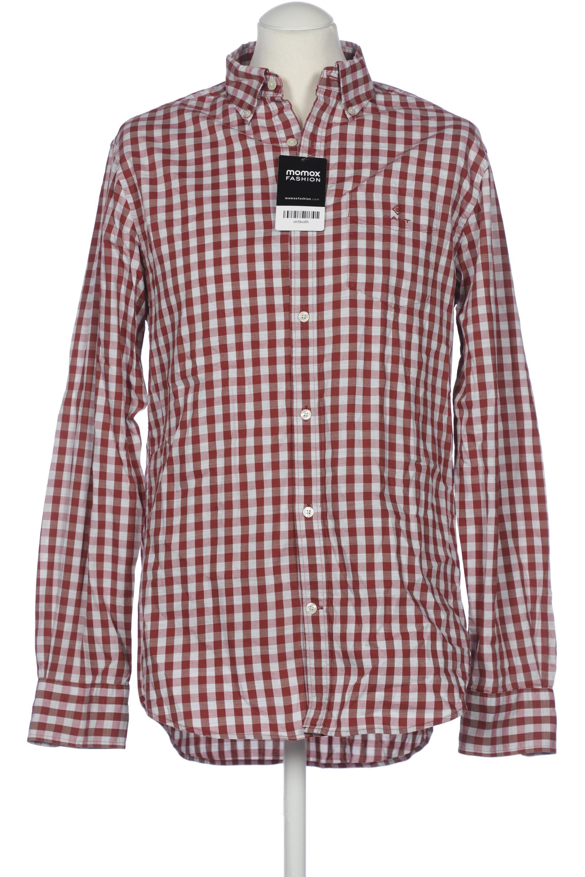 

Gant Herren Hemd, bordeaux, Gr. 48