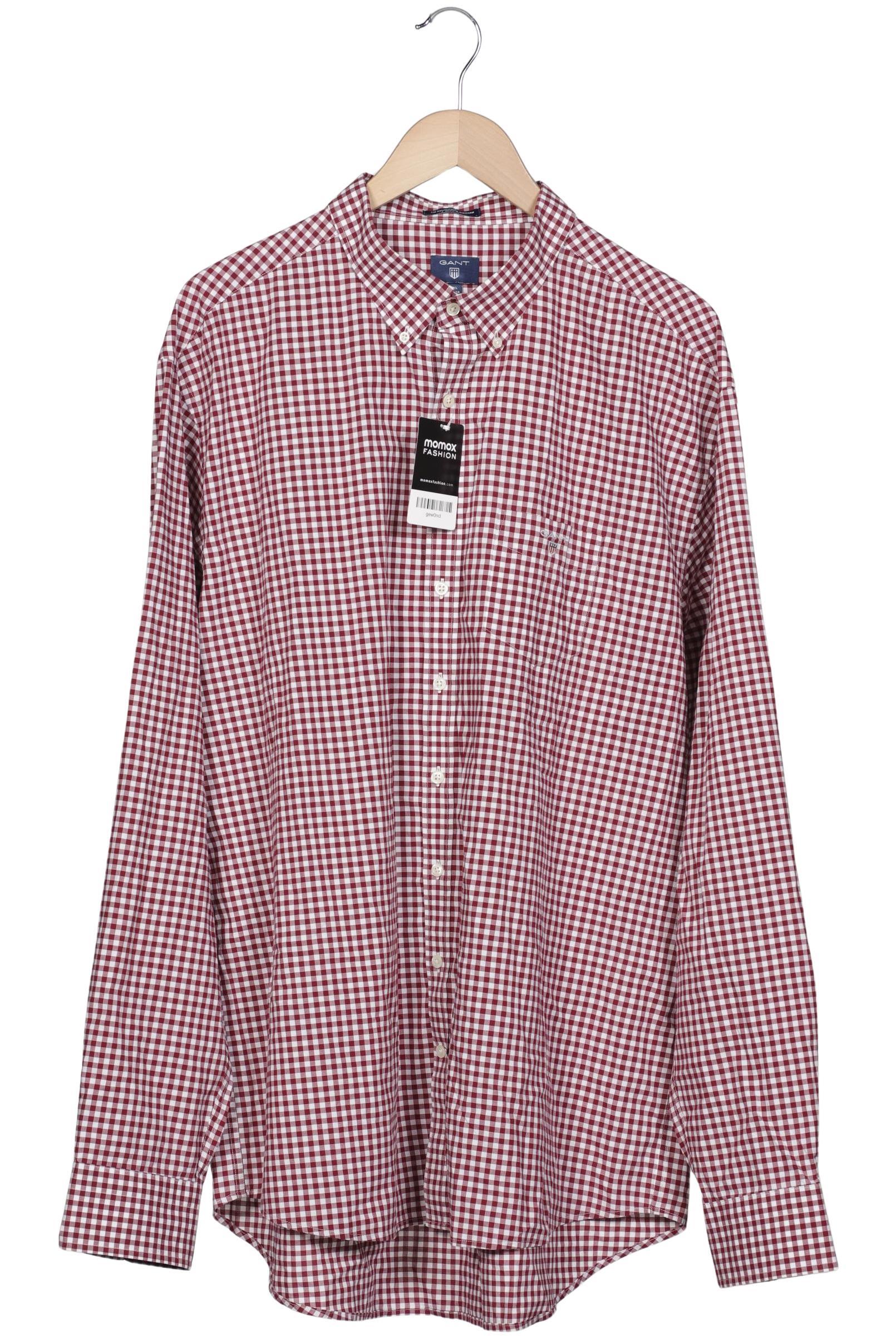 

Gant Herren Hemd, bordeaux, Gr. 58