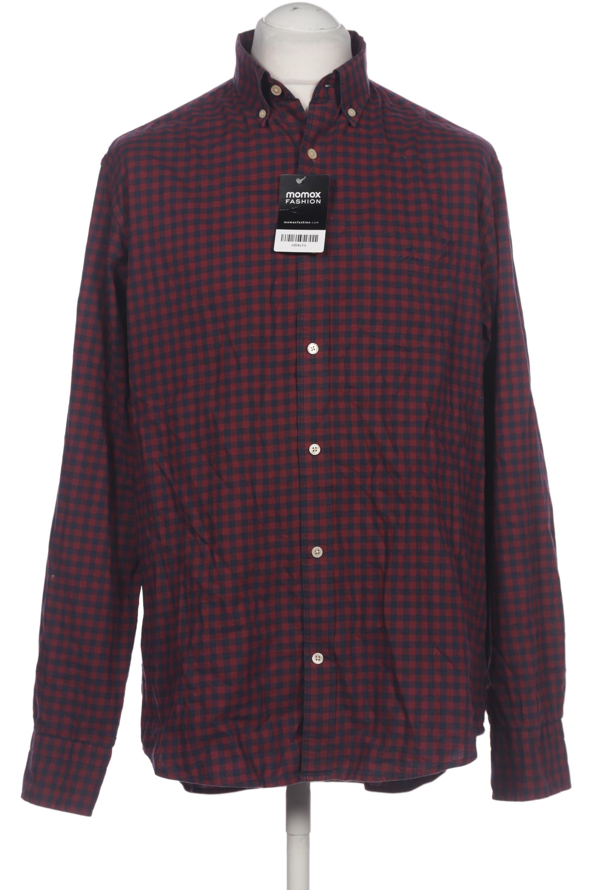 

Gant Herren Hemd, bordeaux, Gr. 52
