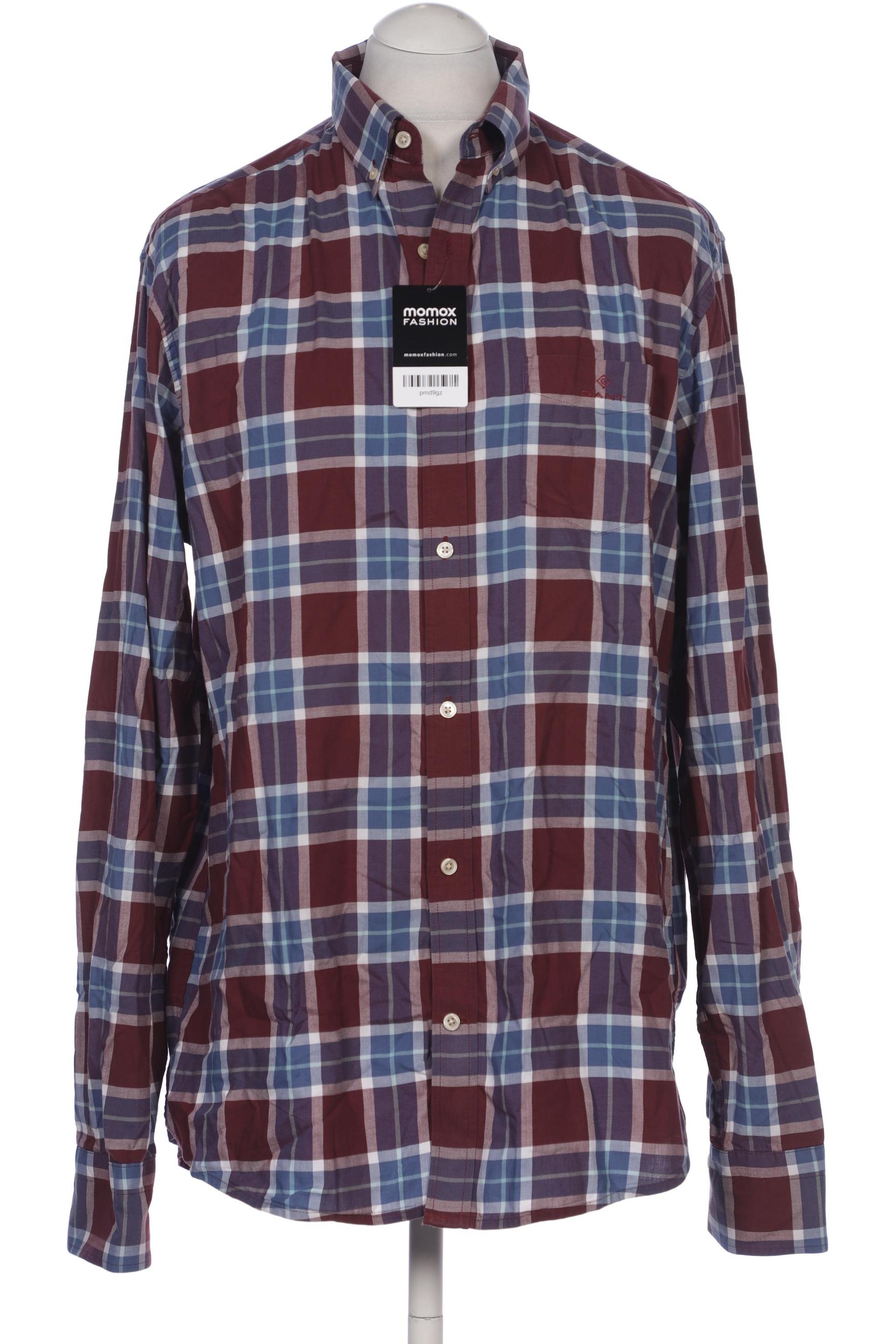 

Gant Herren Hemd, bordeaux, Gr. 52