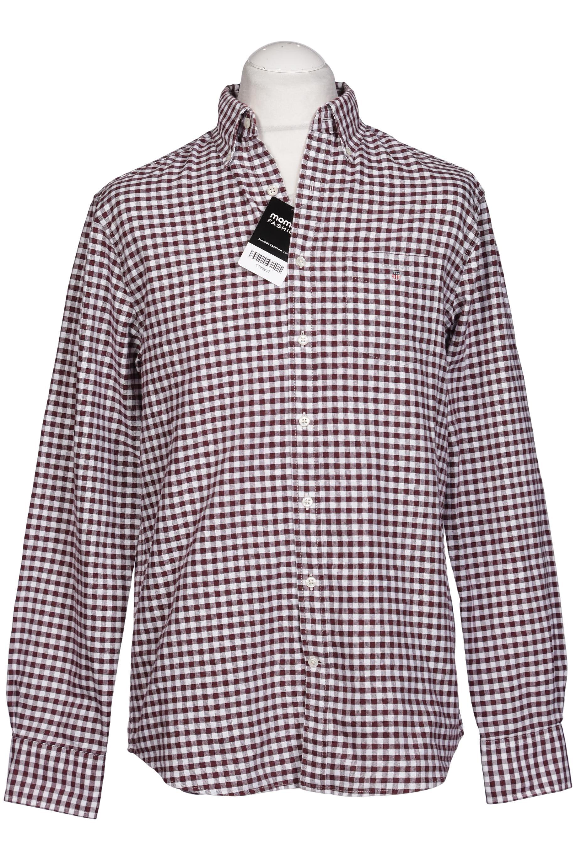

Gant Herren Hemd, bordeaux, Gr. 48