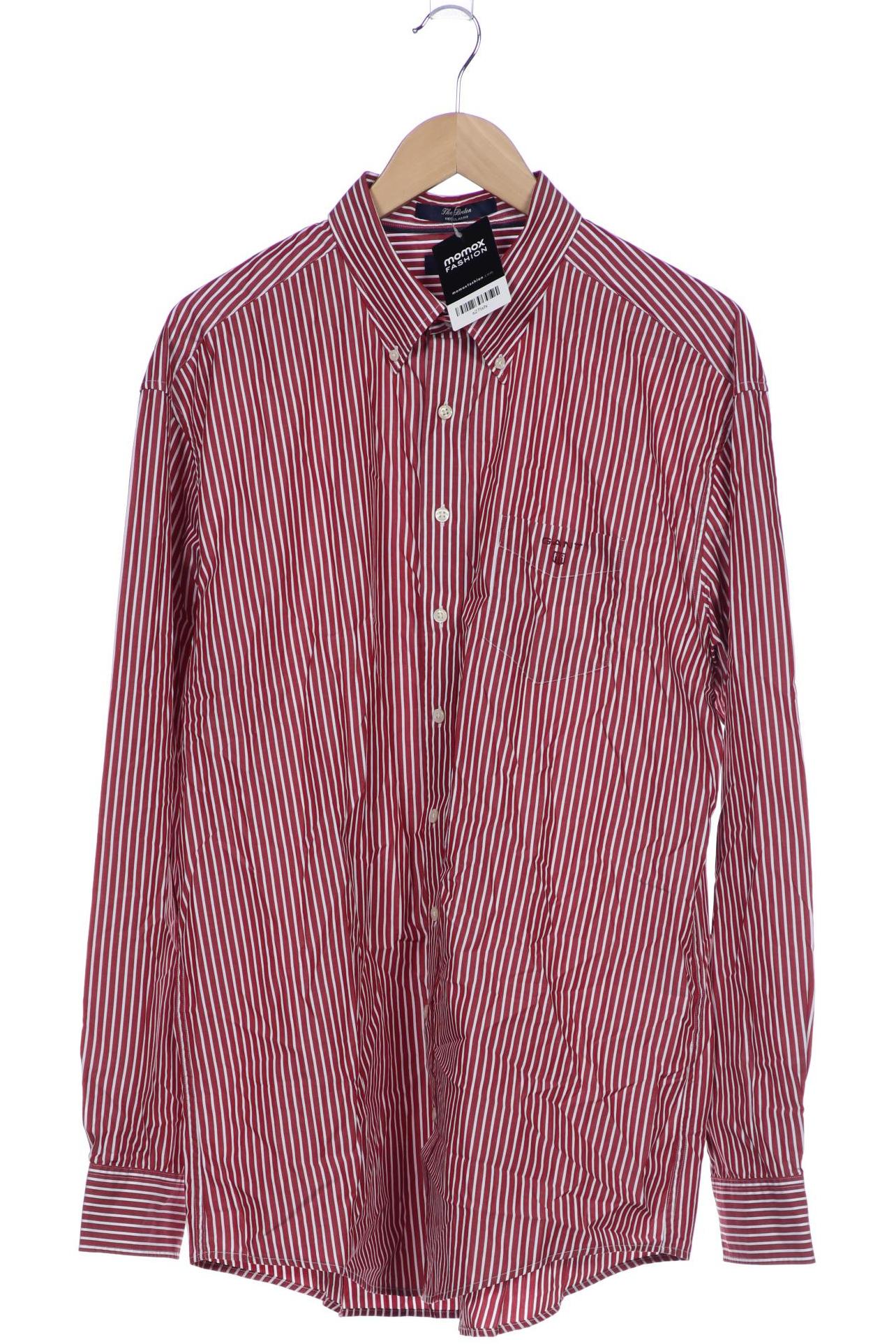 

Gant Herren Hemd, bordeaux, Gr. 56