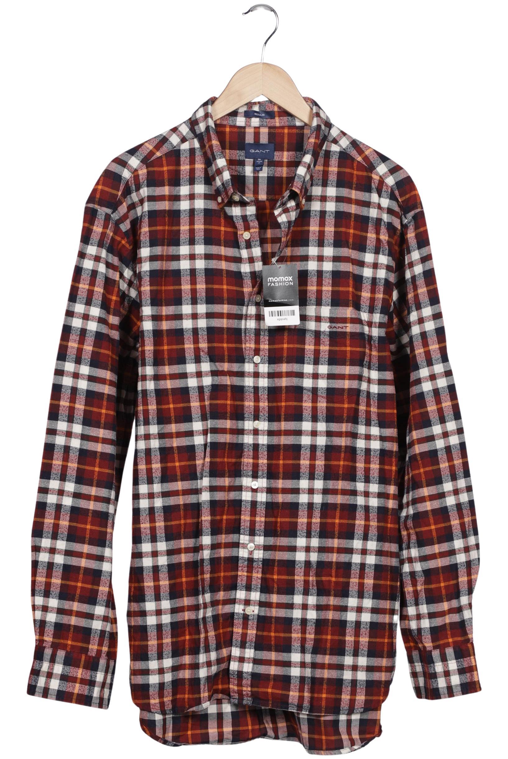 

Gant Herren Hemd, bordeaux, Gr. 58