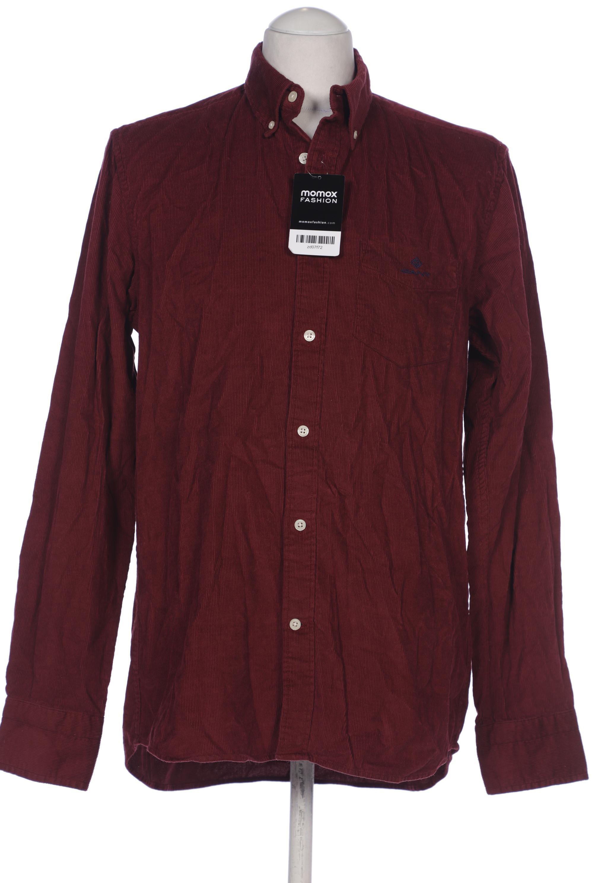 

Gant Herren Hemd, bordeaux, Gr. 48