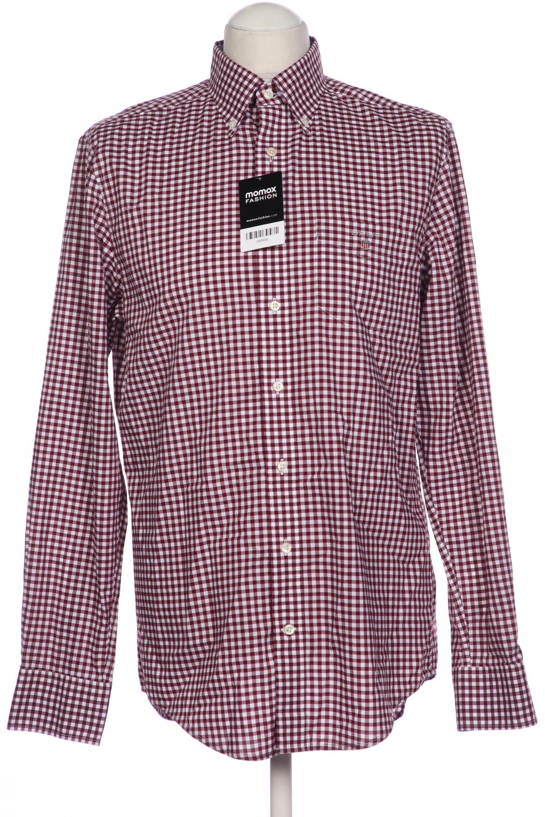 

Gant Herren Hemd, bordeaux, Gr. 48
