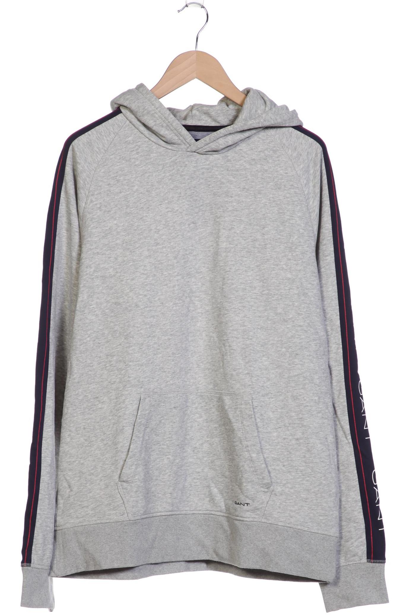

Gant Herren Kapuzenpullover, grau, Gr. 58