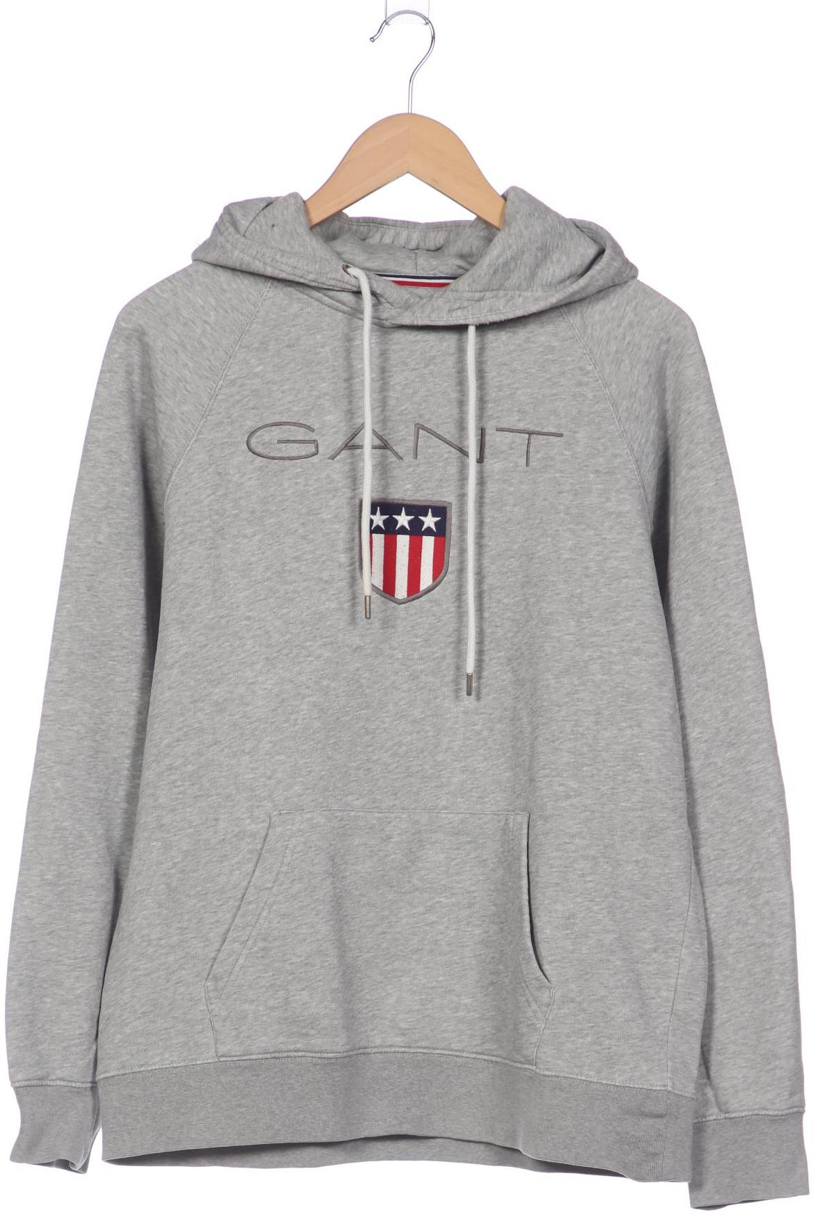 

Gant Herren Kapuzenpullover, grau, Gr. 54