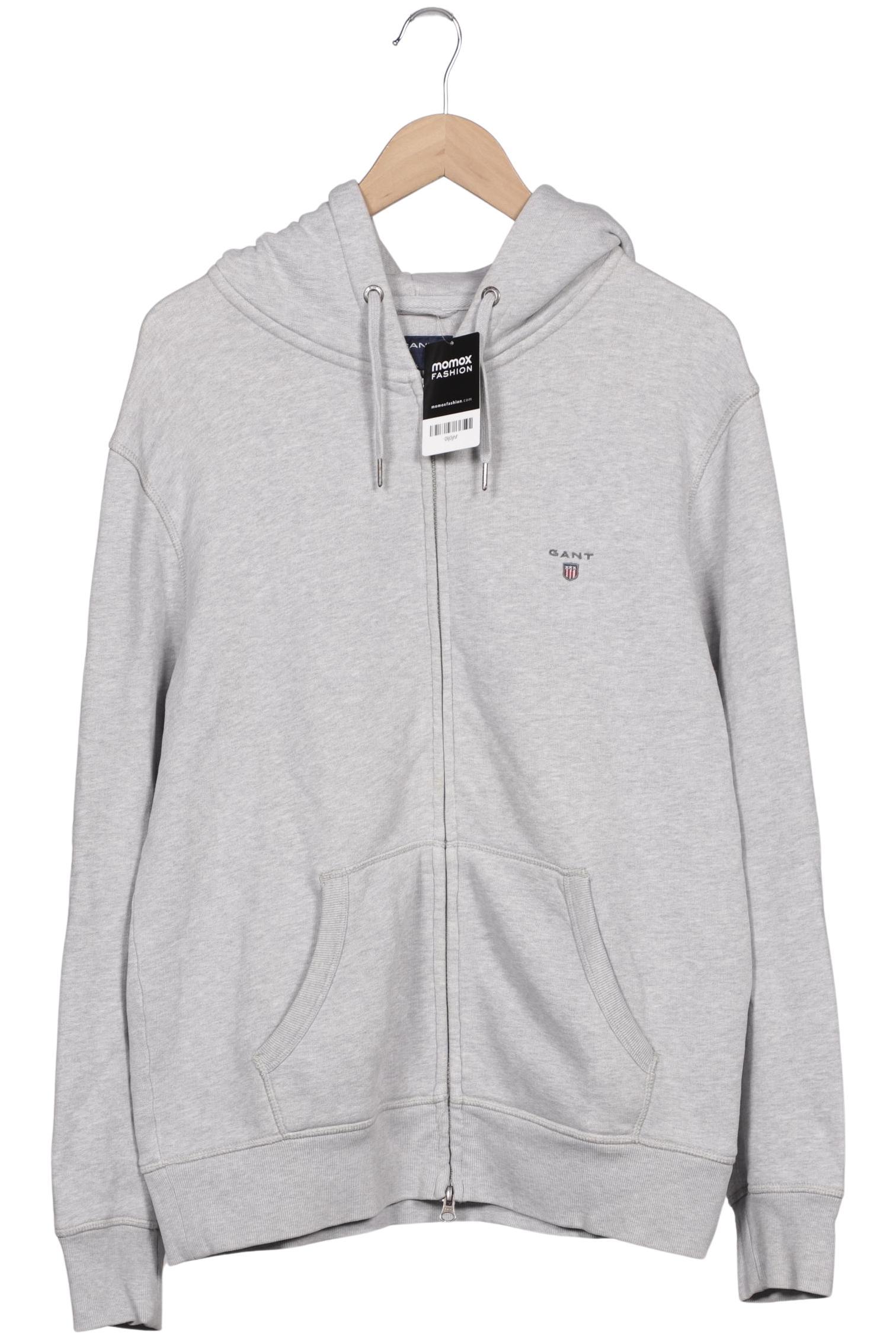 

Gant Herren Kapuzenpullover, grau, Gr. 52