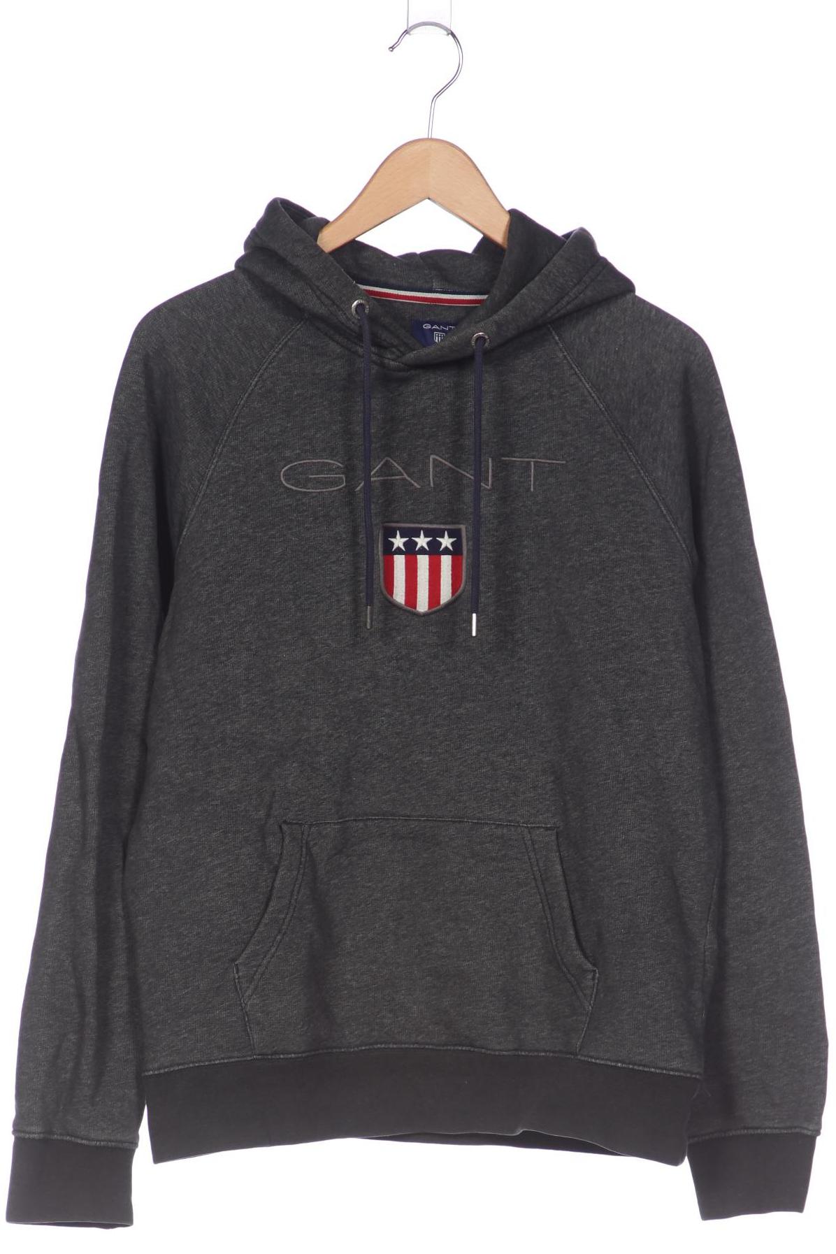 

Gant Herren Kapuzenpullover, grau, Gr. 52