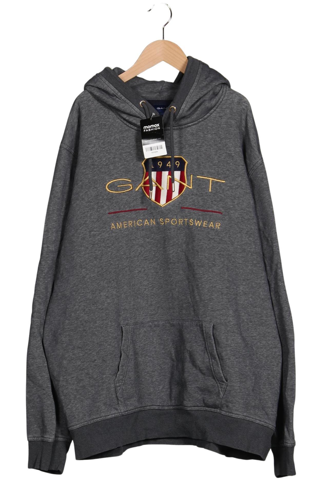 

Gant Herren Kapuzenpullover, grau, Gr. 60