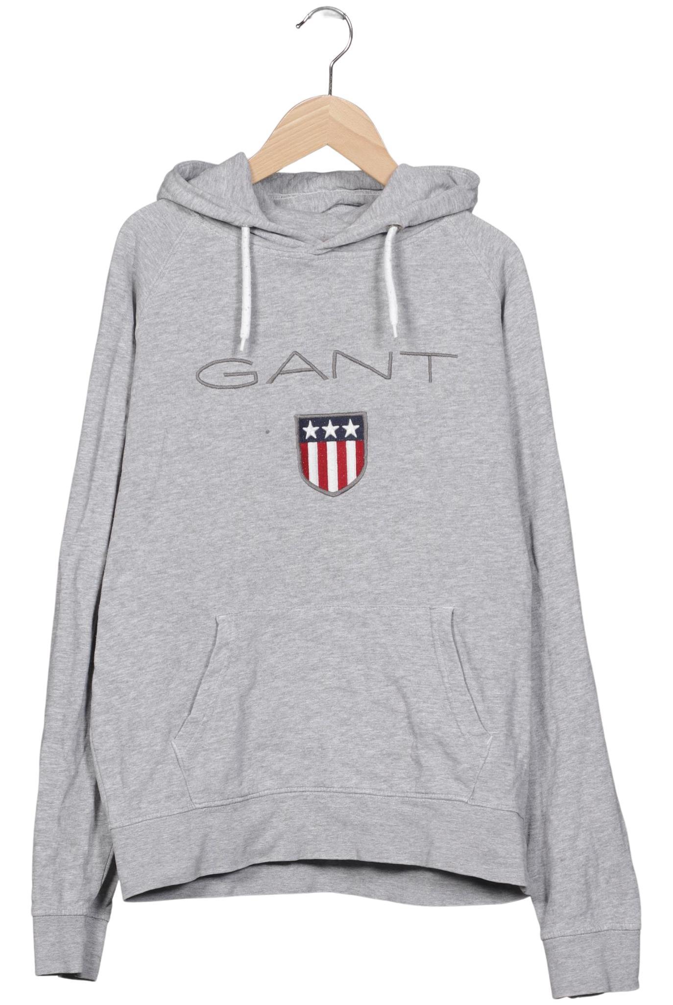 

Gant Herren Kapuzenpullover, grau, Gr. 48