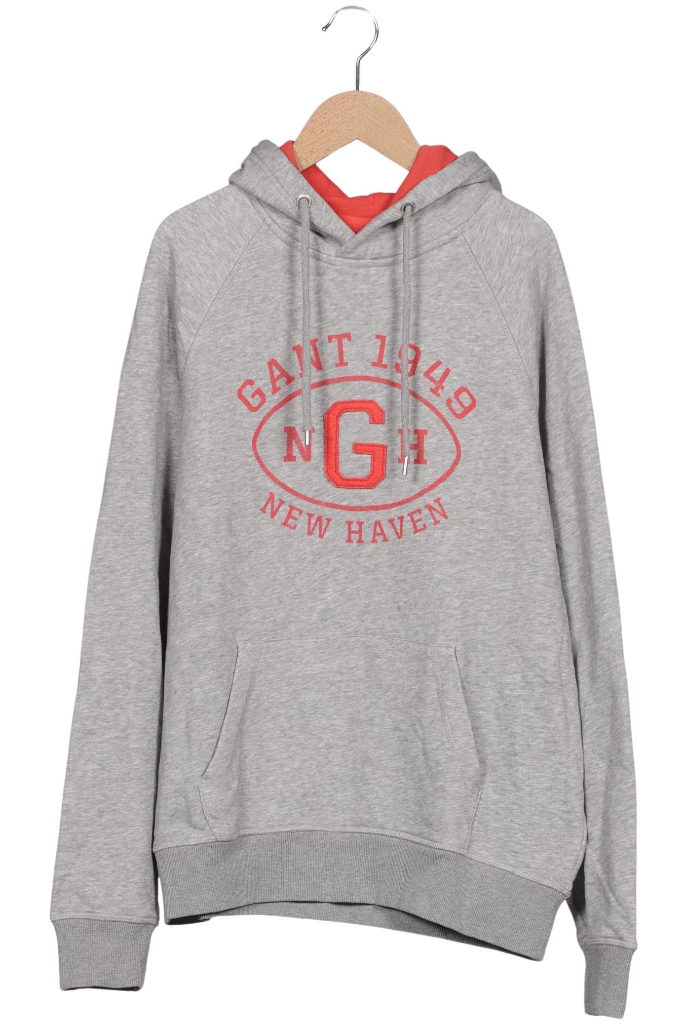 

Gant Herren Kapuzenpullover, grau, Gr. 52