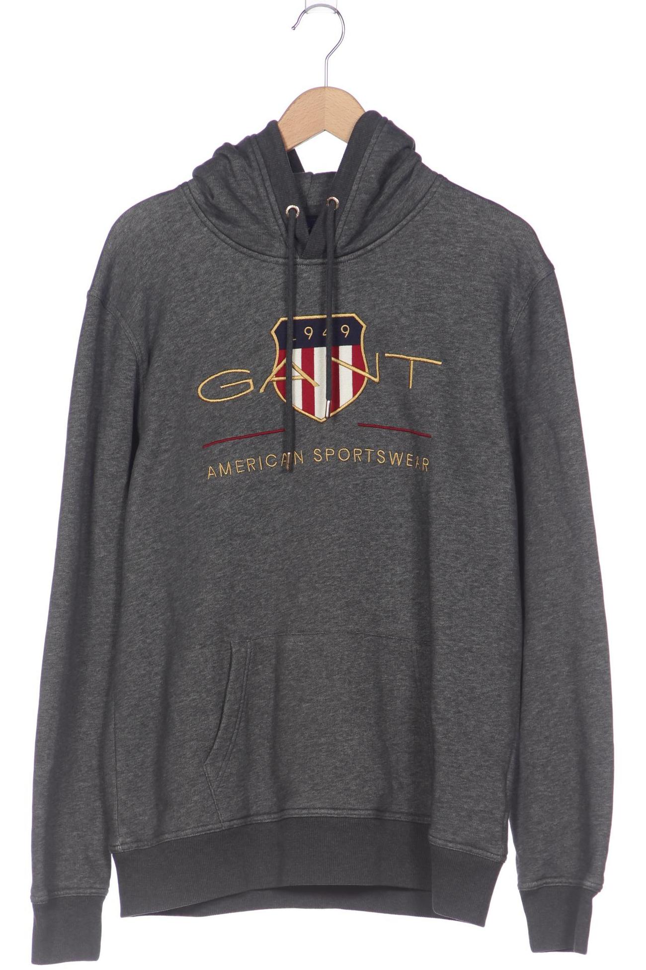 

Gant Herren Kapuzenpullover, grau, Gr. 54